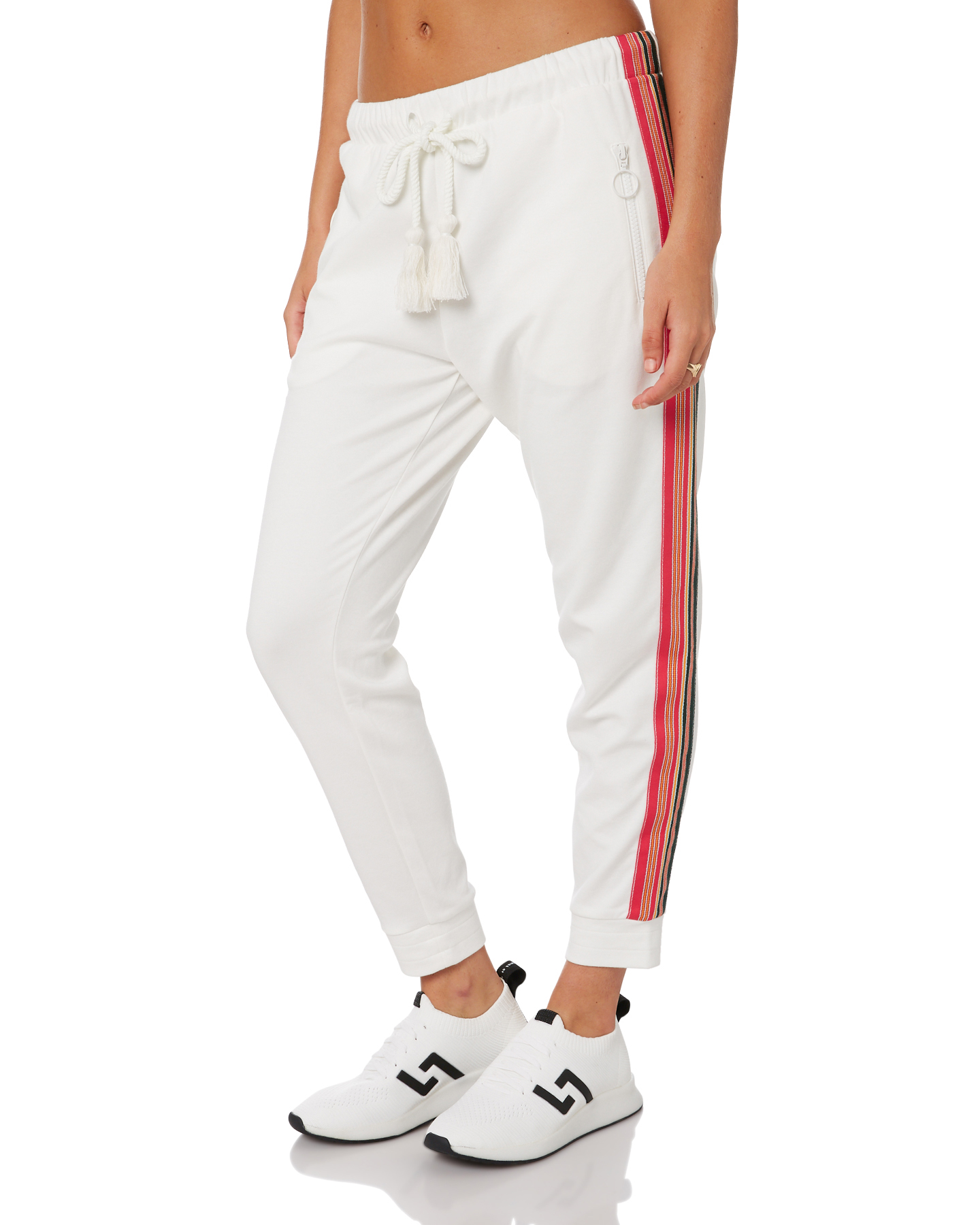 The Upside Sania Track Pant - White | SurfStitch