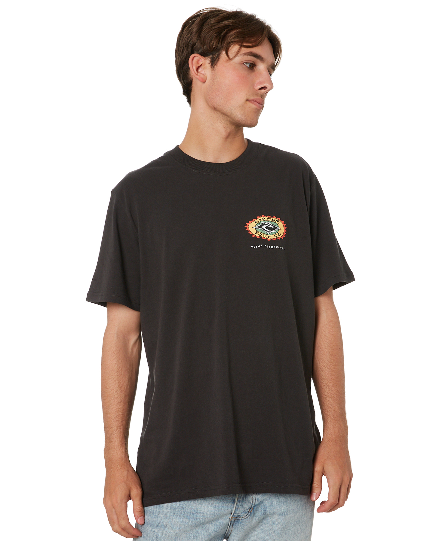 Rip Curl Fadeout Sun Tee - Washed Black | SurfStitch