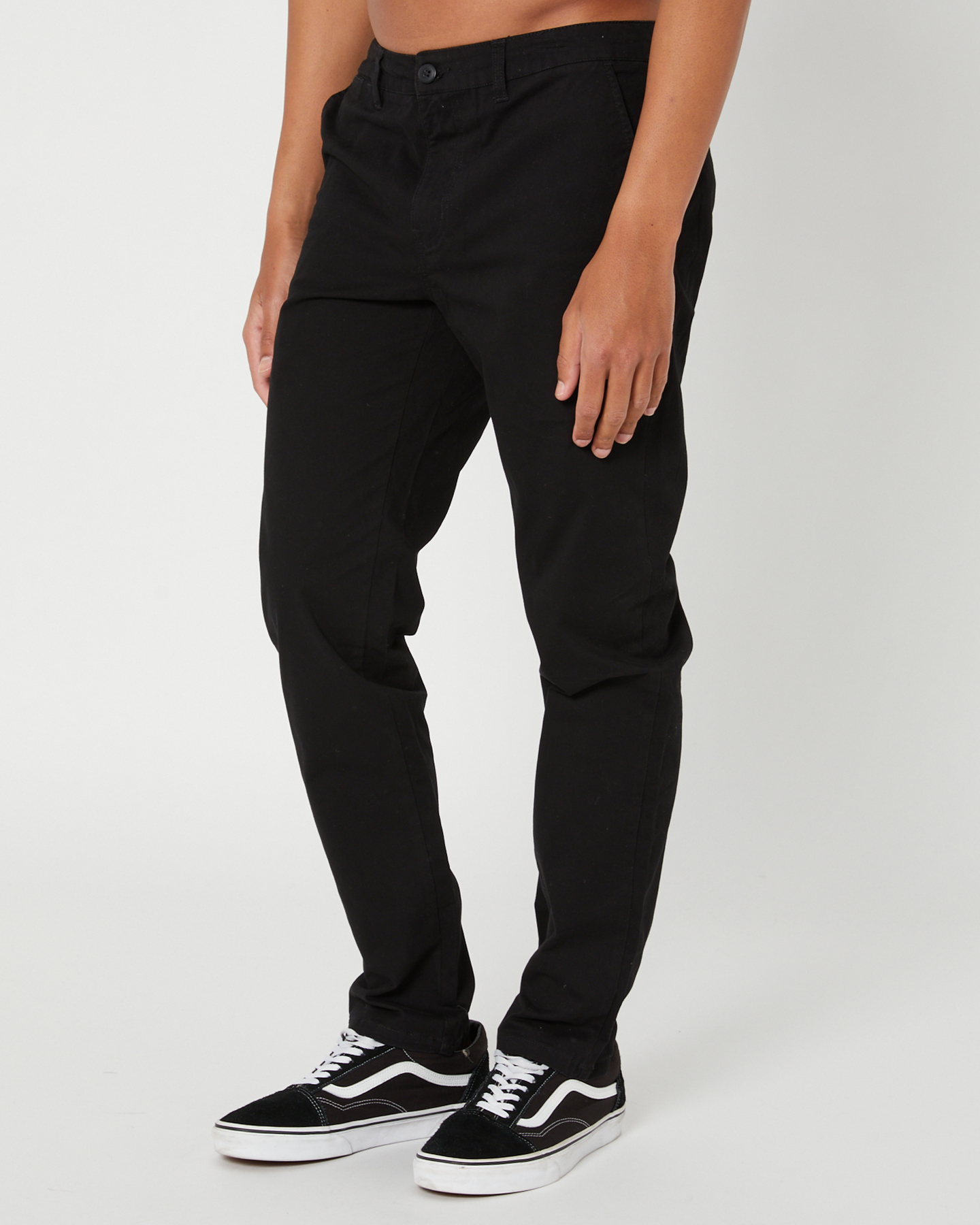 Swell Tempest Chino Pant - Black | SurfStitch