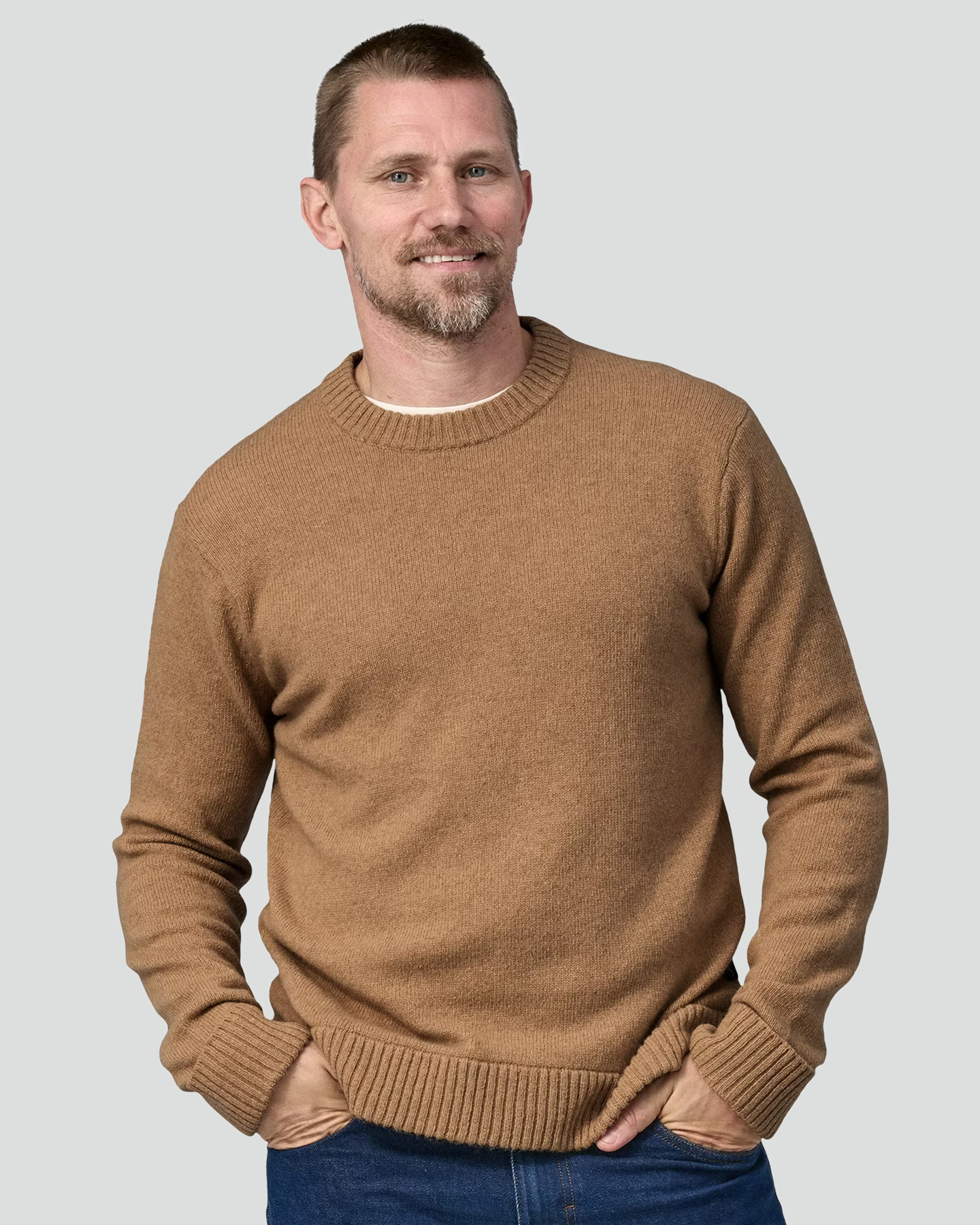Wool blend sweater top