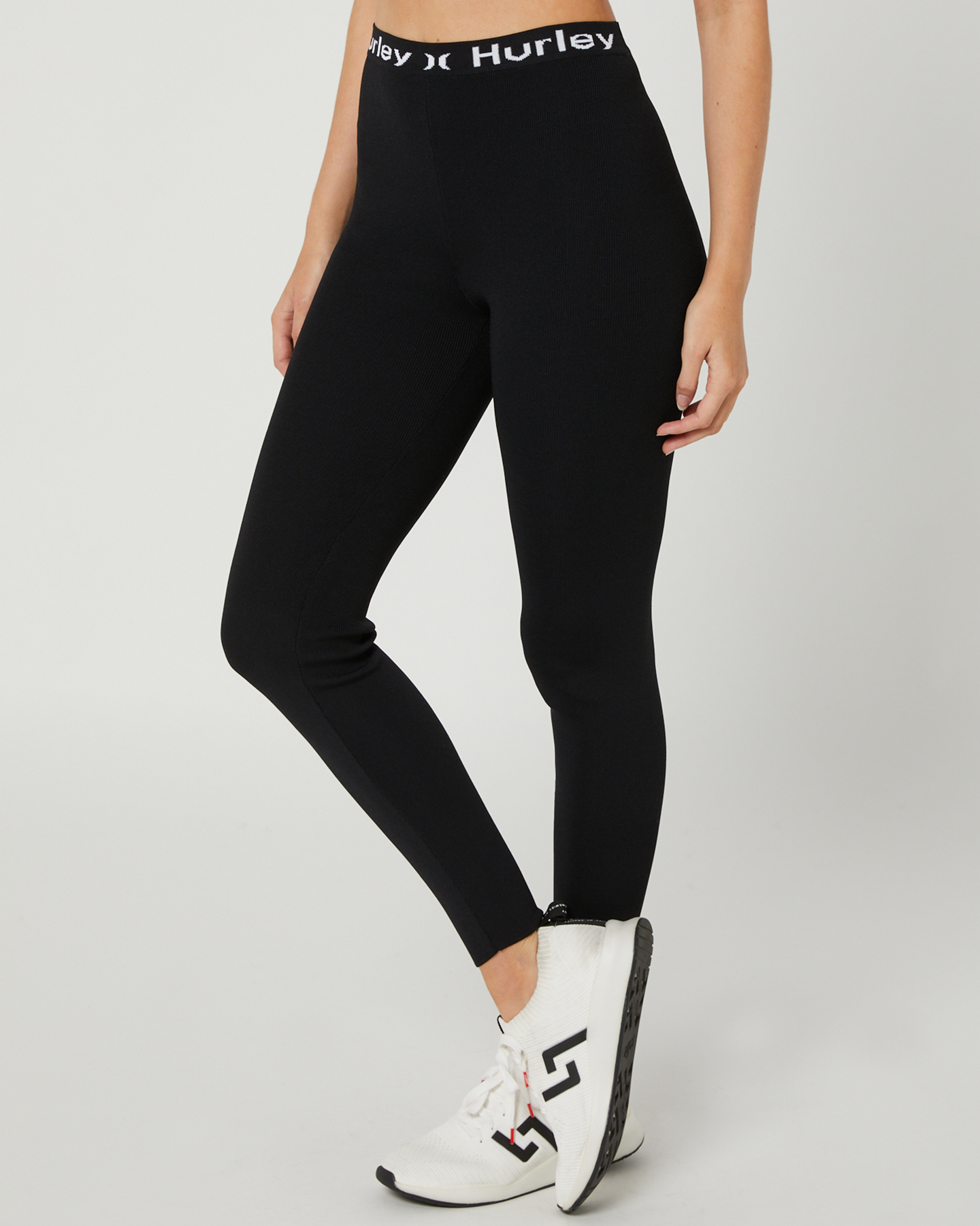 Hurley Oao Text Active Legging - Black | SurfStitch