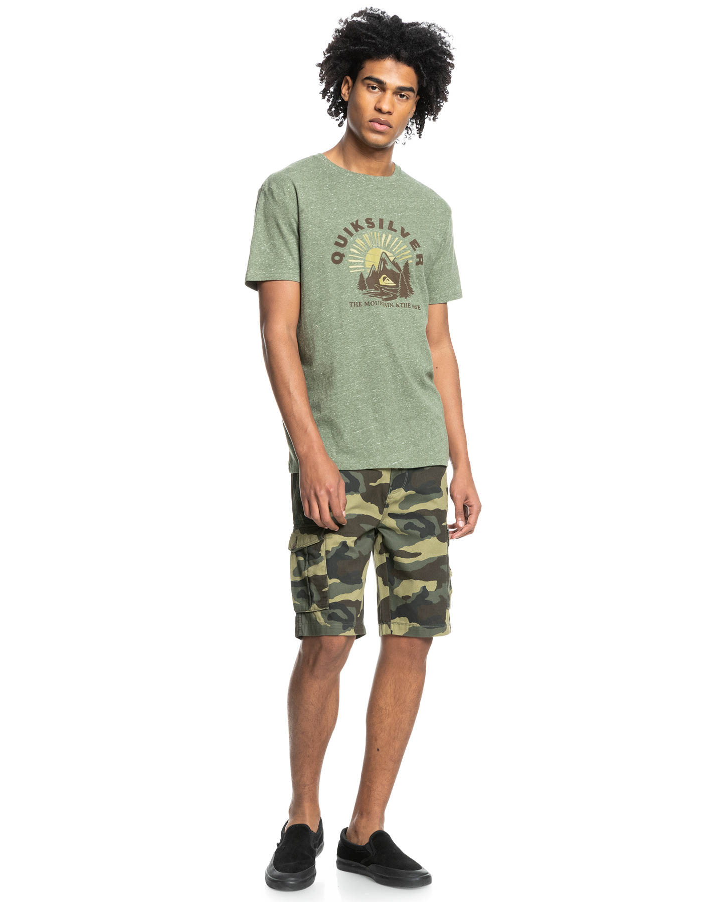 Quiksilver camo cargo deals shorts