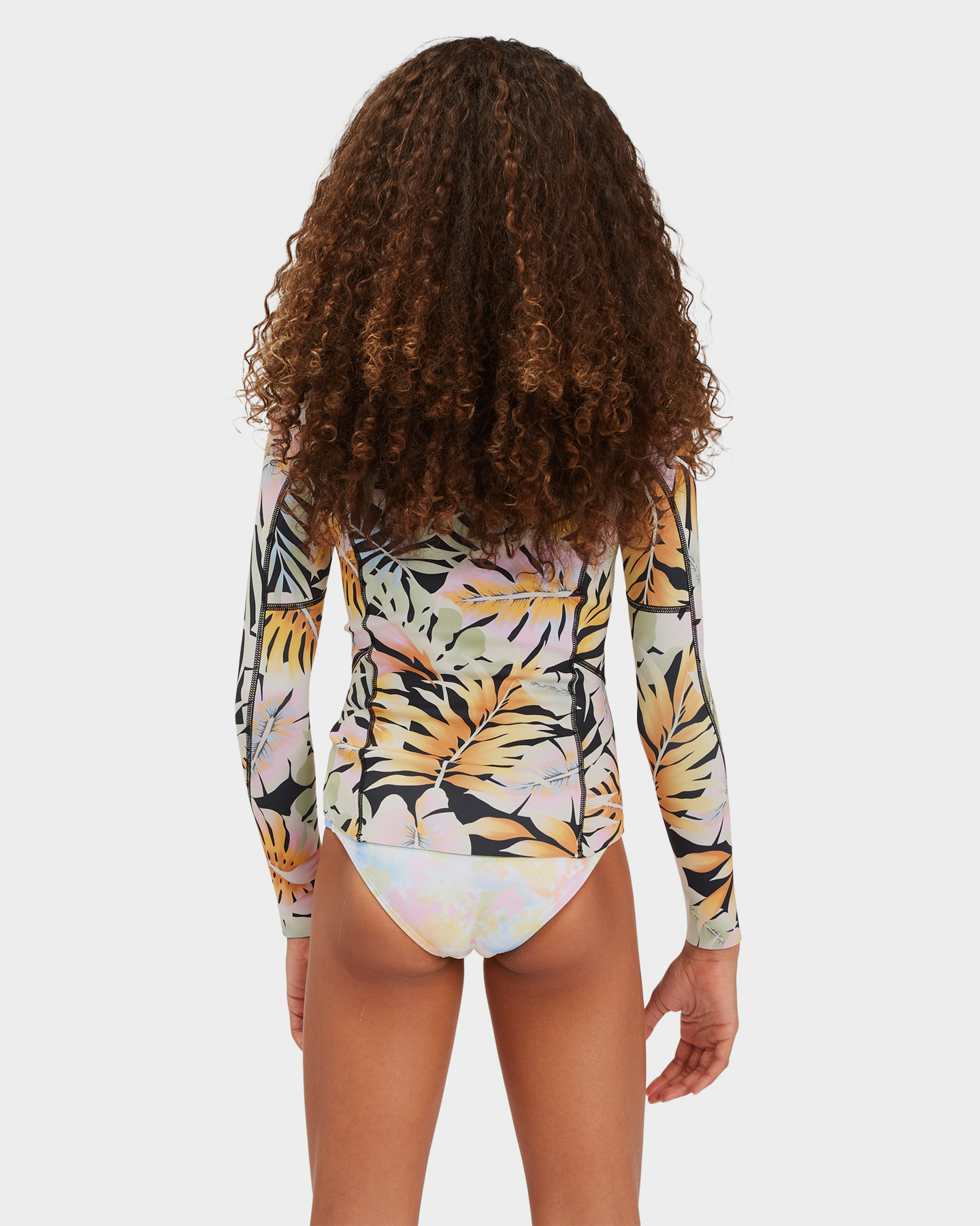 Billabong Girls 8-14 Peeky Wetsuit Jacket - Paradise Black
