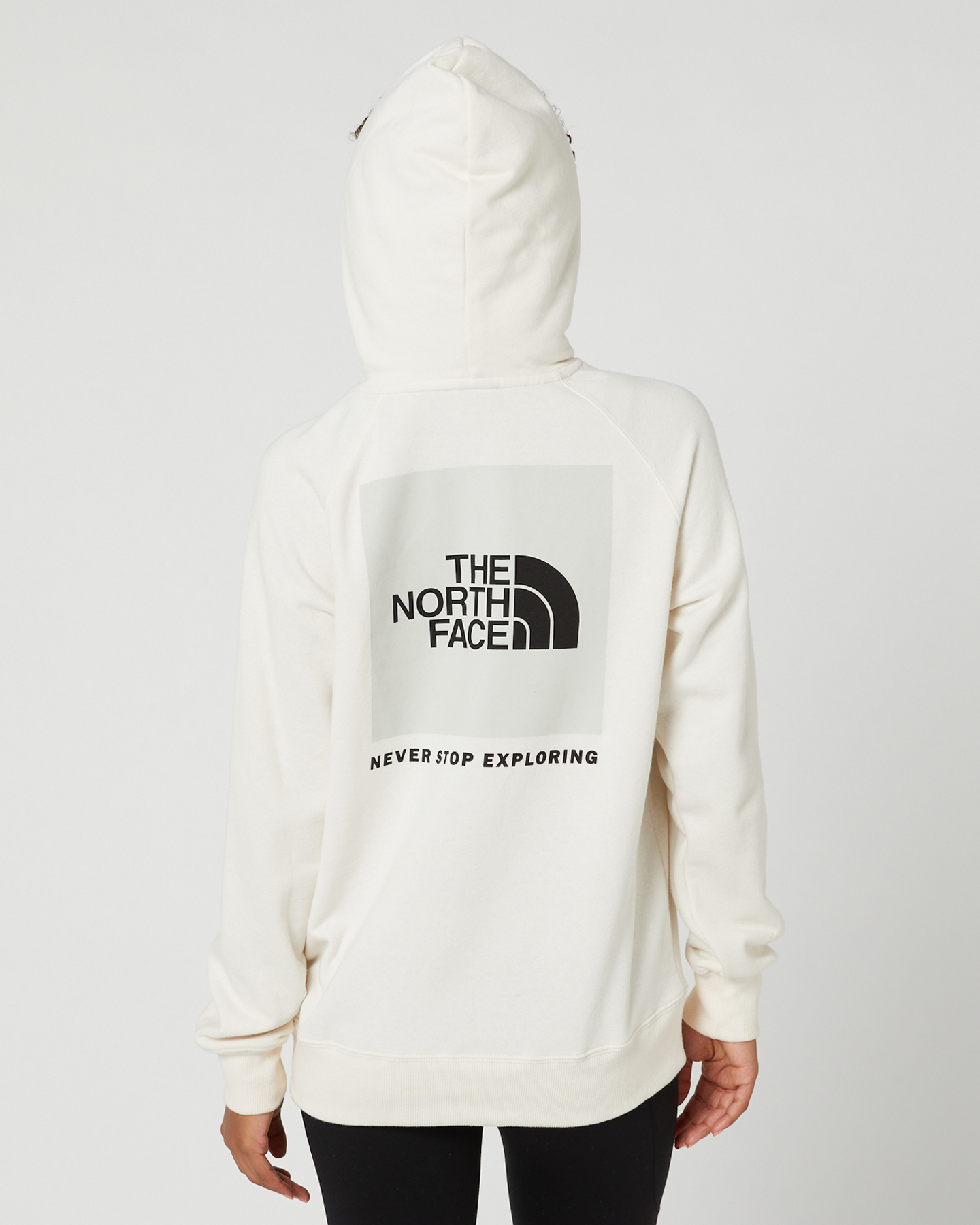 The North Face Womens Box Nse Pull Over Hoodie - Gardenia White ...