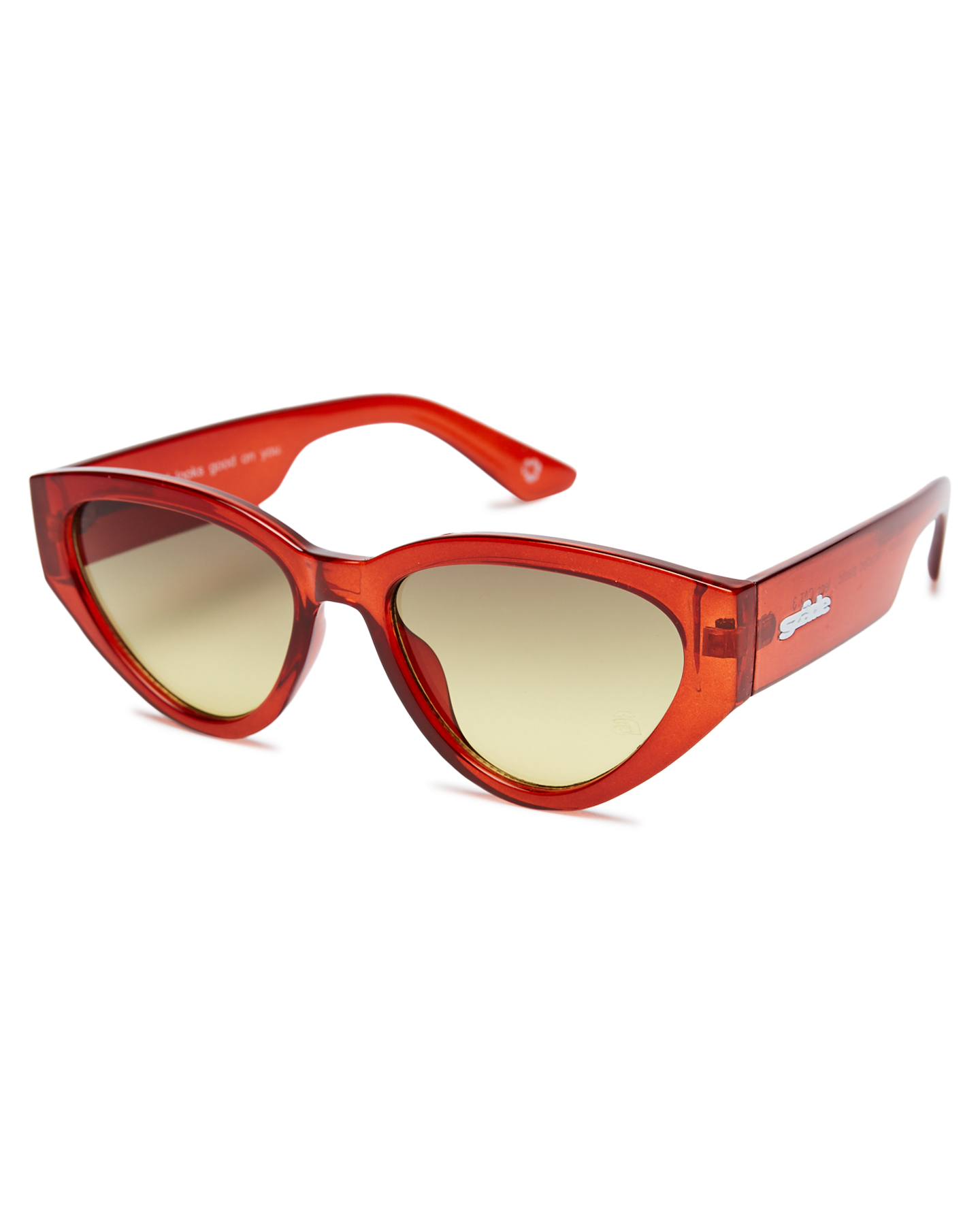 Szade Eyewear Kershaw Sunglasses - Blood Plum Yellow | SurfStitch