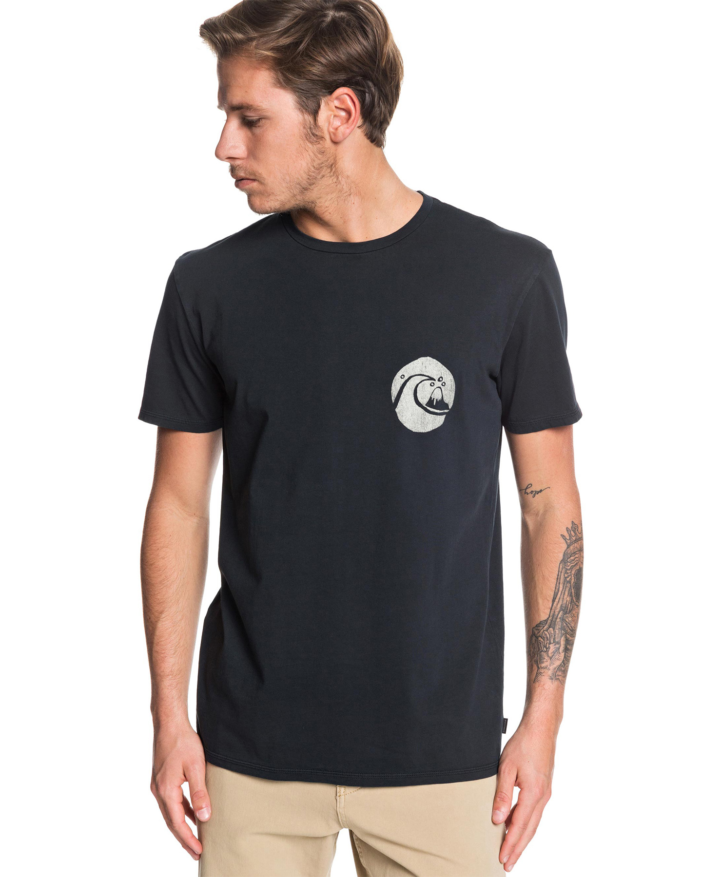 Quiksilver Mens Quik Vinyl T Shirt - Black | SurfStitch