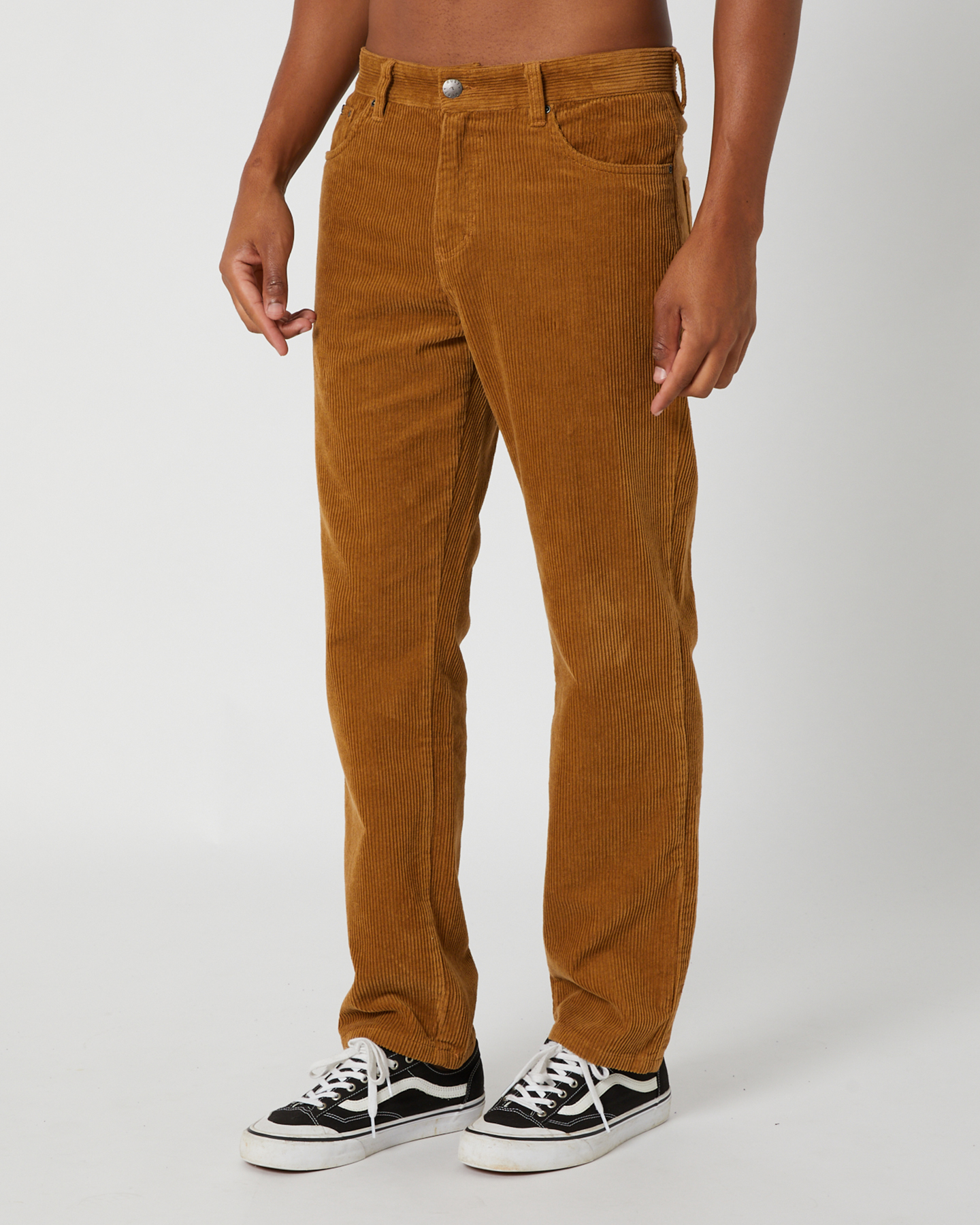 Rusty Rifts Mens Corduroy Pant - Camel | SurfStitch