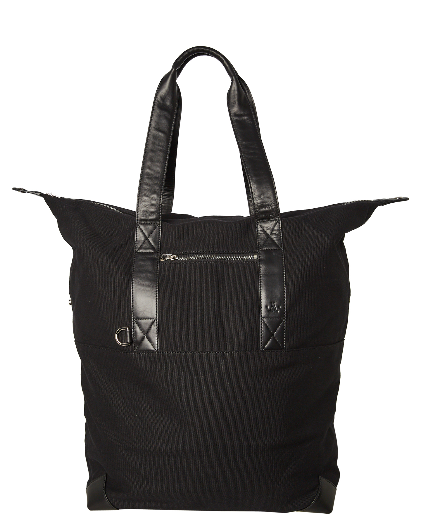 Atlas Lifestyle Co Canvas Leather Duffle Bag - Black | SurfStitch