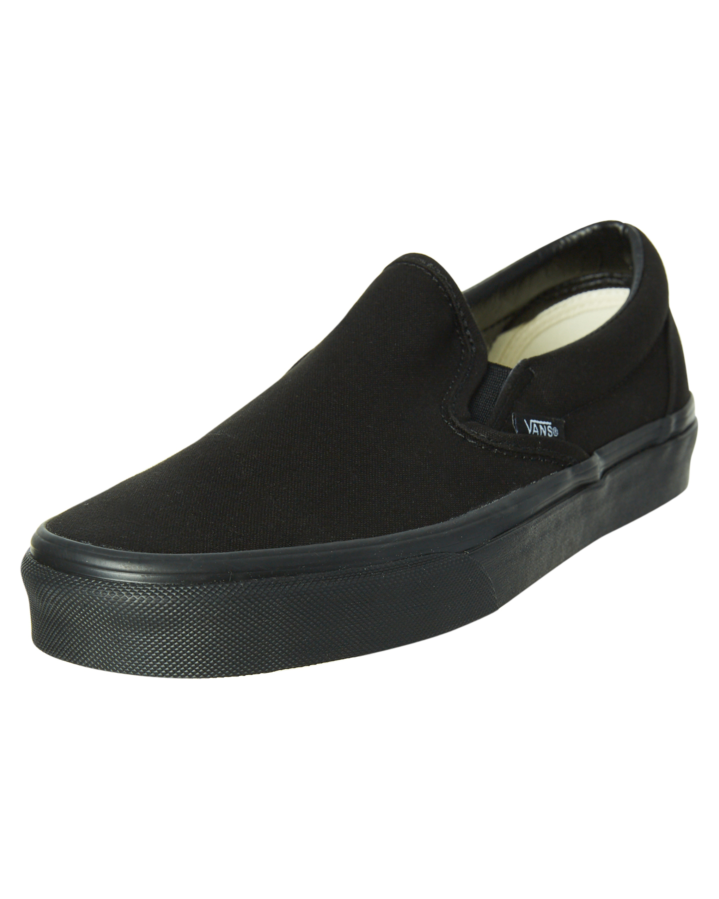 Vans Mens Classic Slip On Shoe - Black Black | SurfStitch