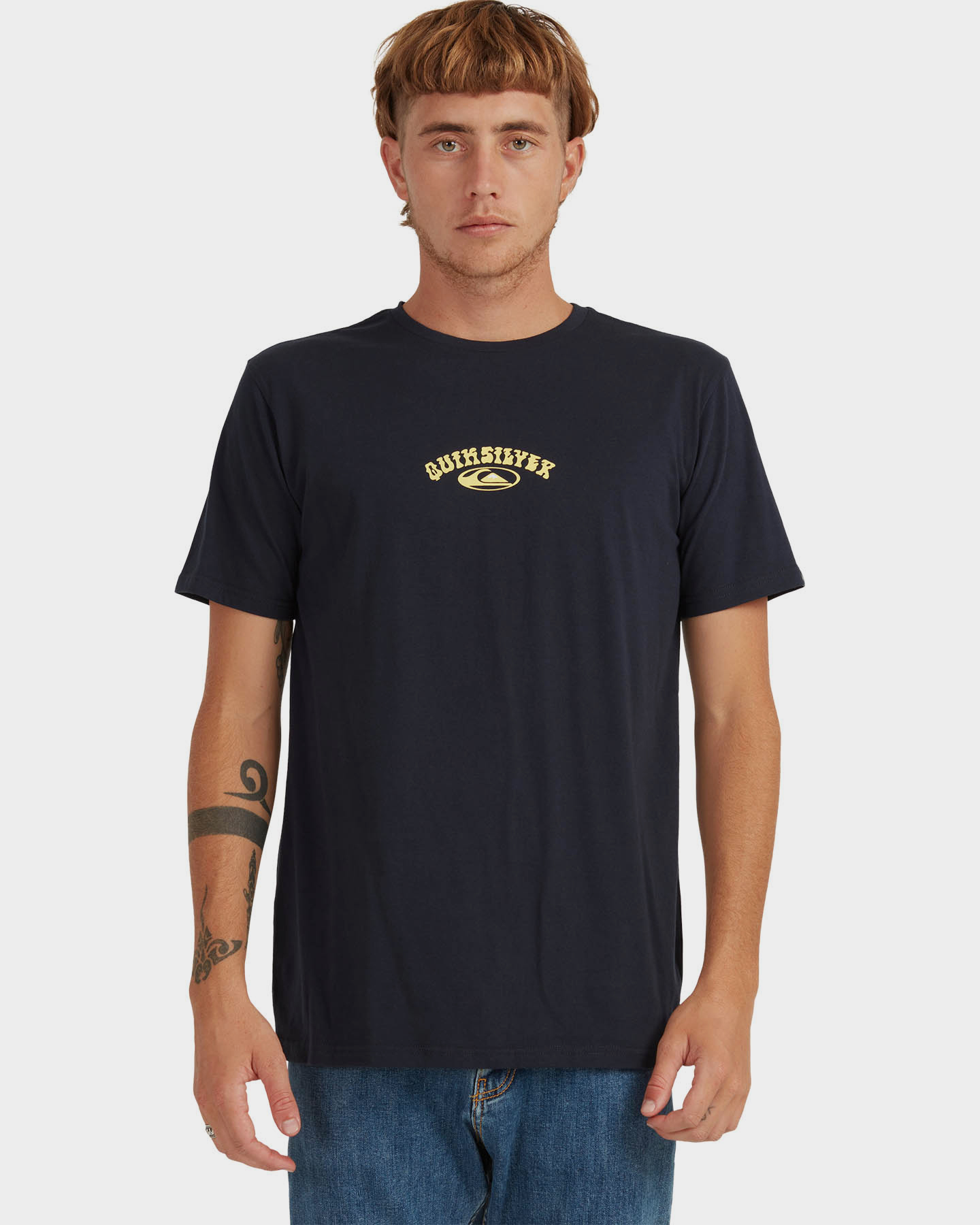 Quiksilver Mens Short Sleeve Graphic T-Shirt Tee