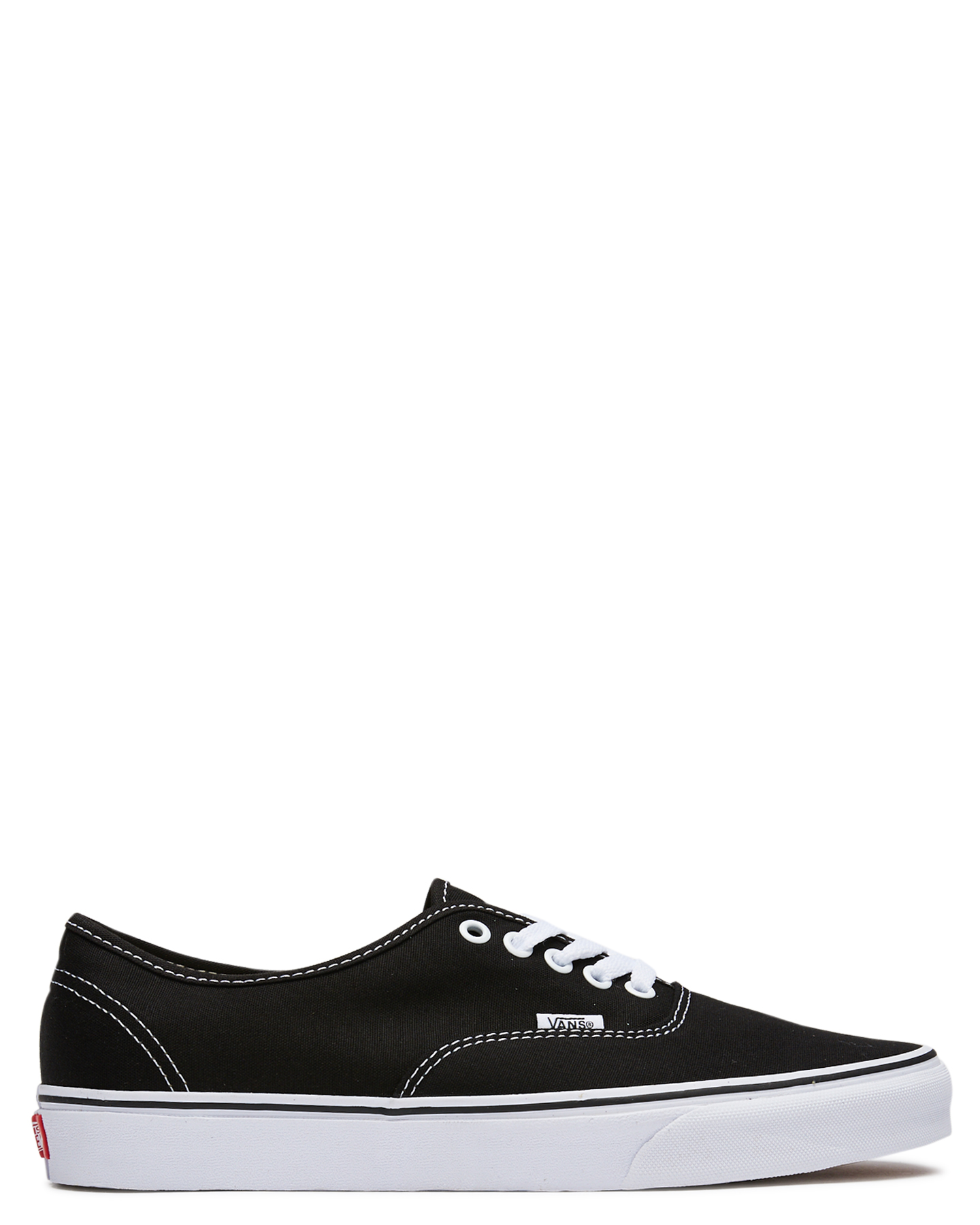 black shoe vans