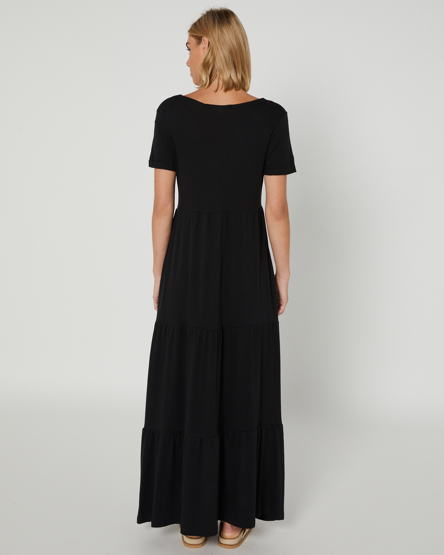 Silent Theory Lola Tiered Dress - Black | SurfStitch