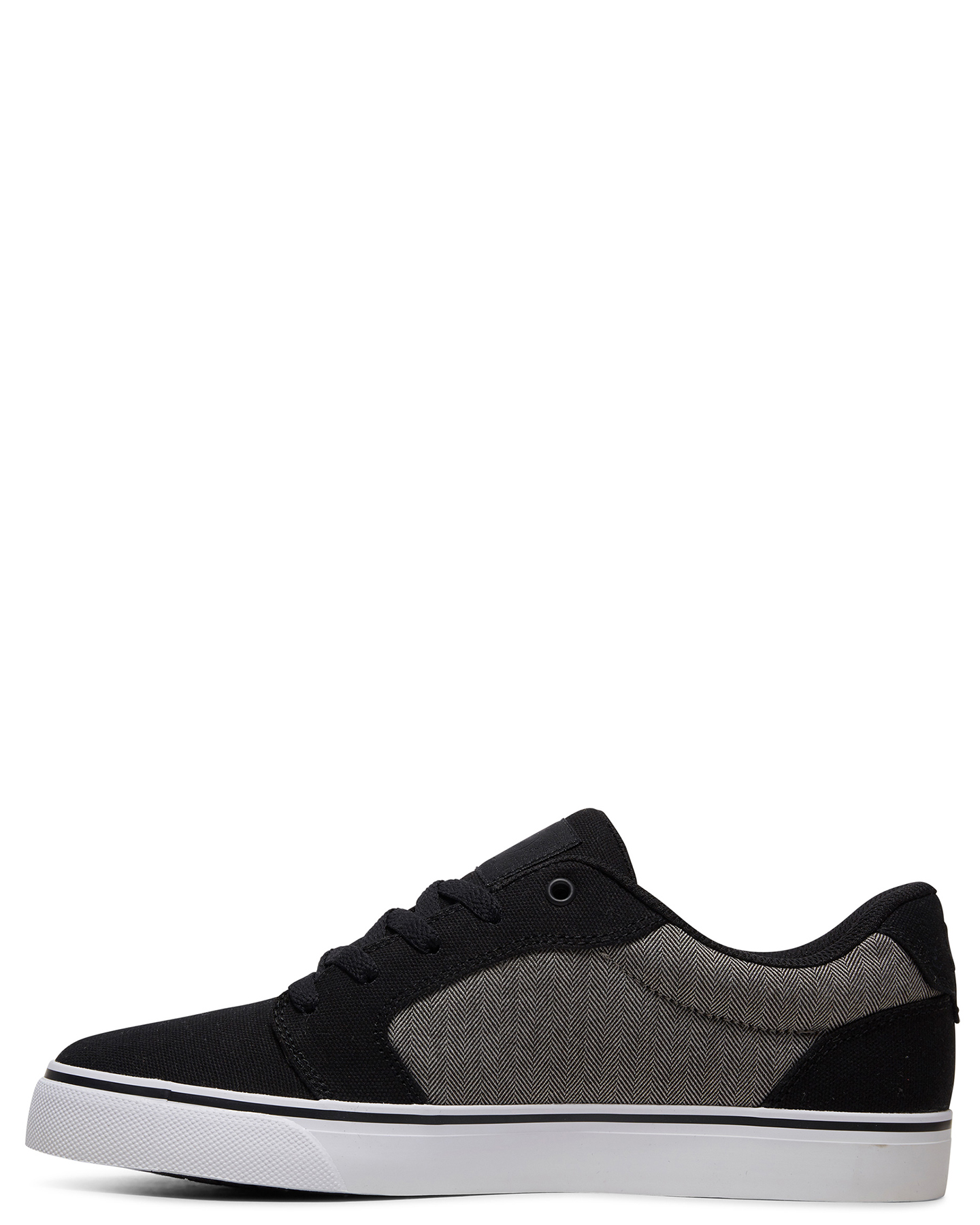 Dc Shoes Mens Anvil Tx Se Shoe - Black/Herringbone | SurfStitch