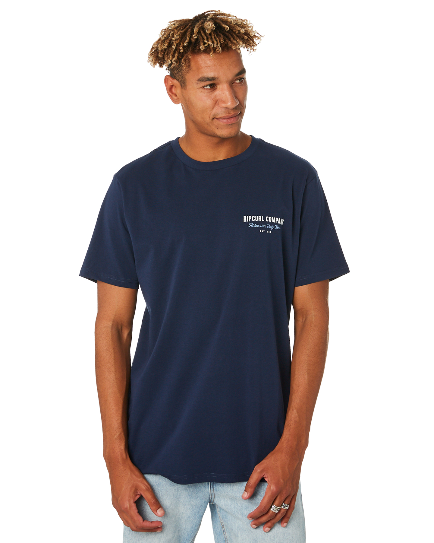 Rip Curl All Time Mens Tee - Navy | SurfStitch