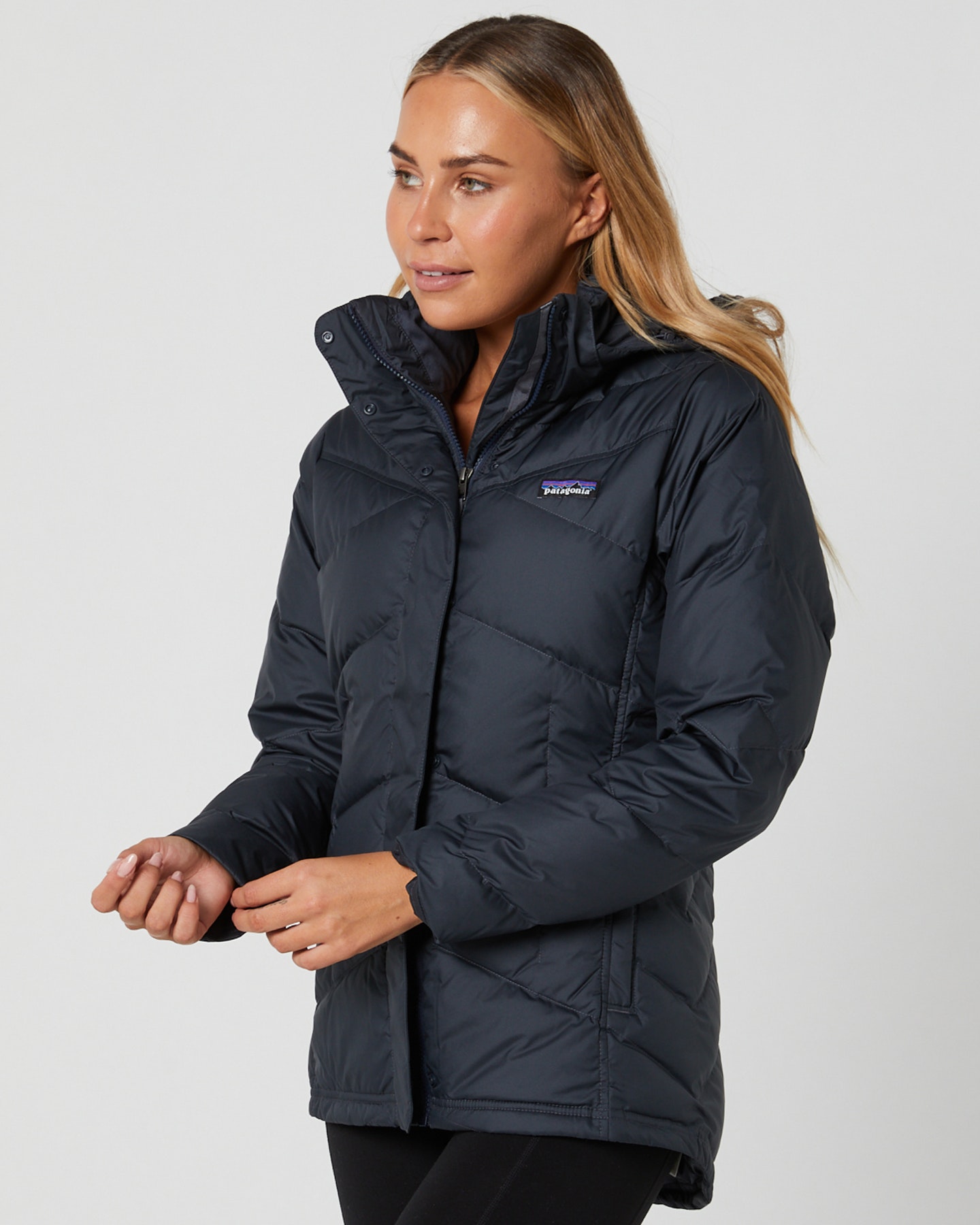 Patagonia Womens Down With It Jacket Smolder Blue SurfStitch