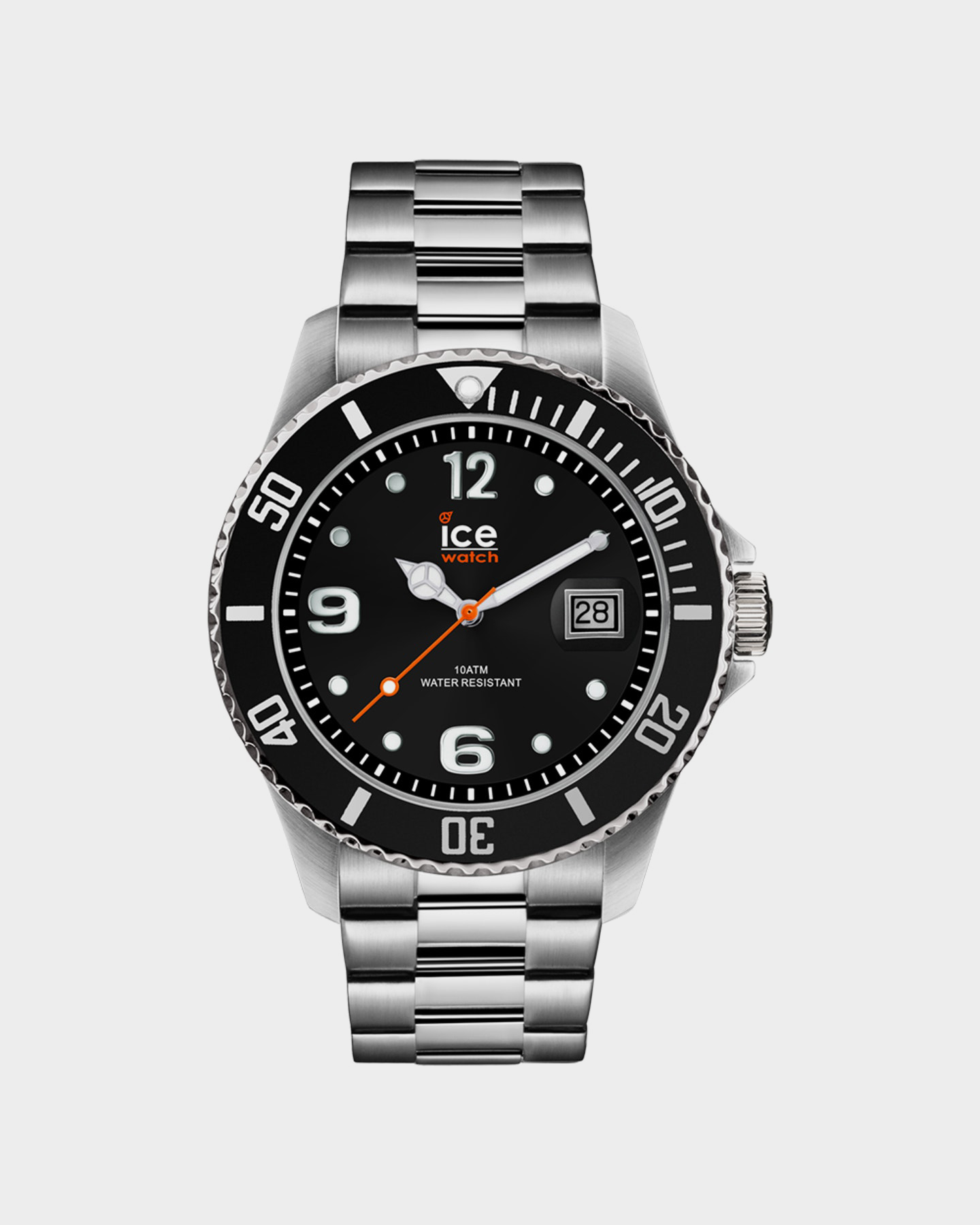 Ice Watch Ice Steel Watch Silver SurfStitch