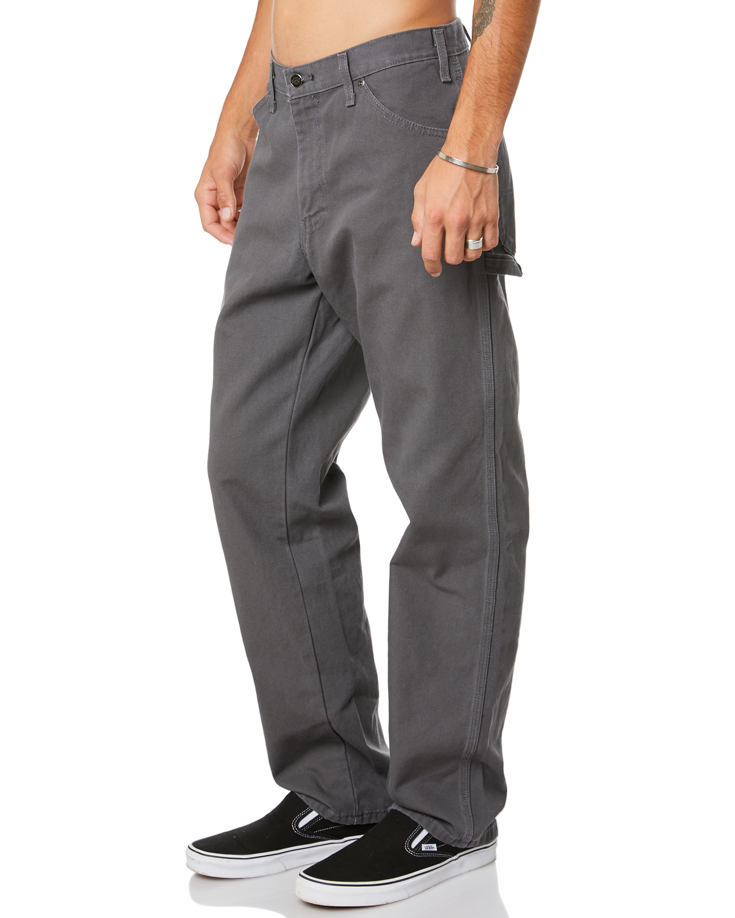 Dickies 1939 Relaxed Fit Duck Mens Carpenter Pant - Rinsed Slate ...