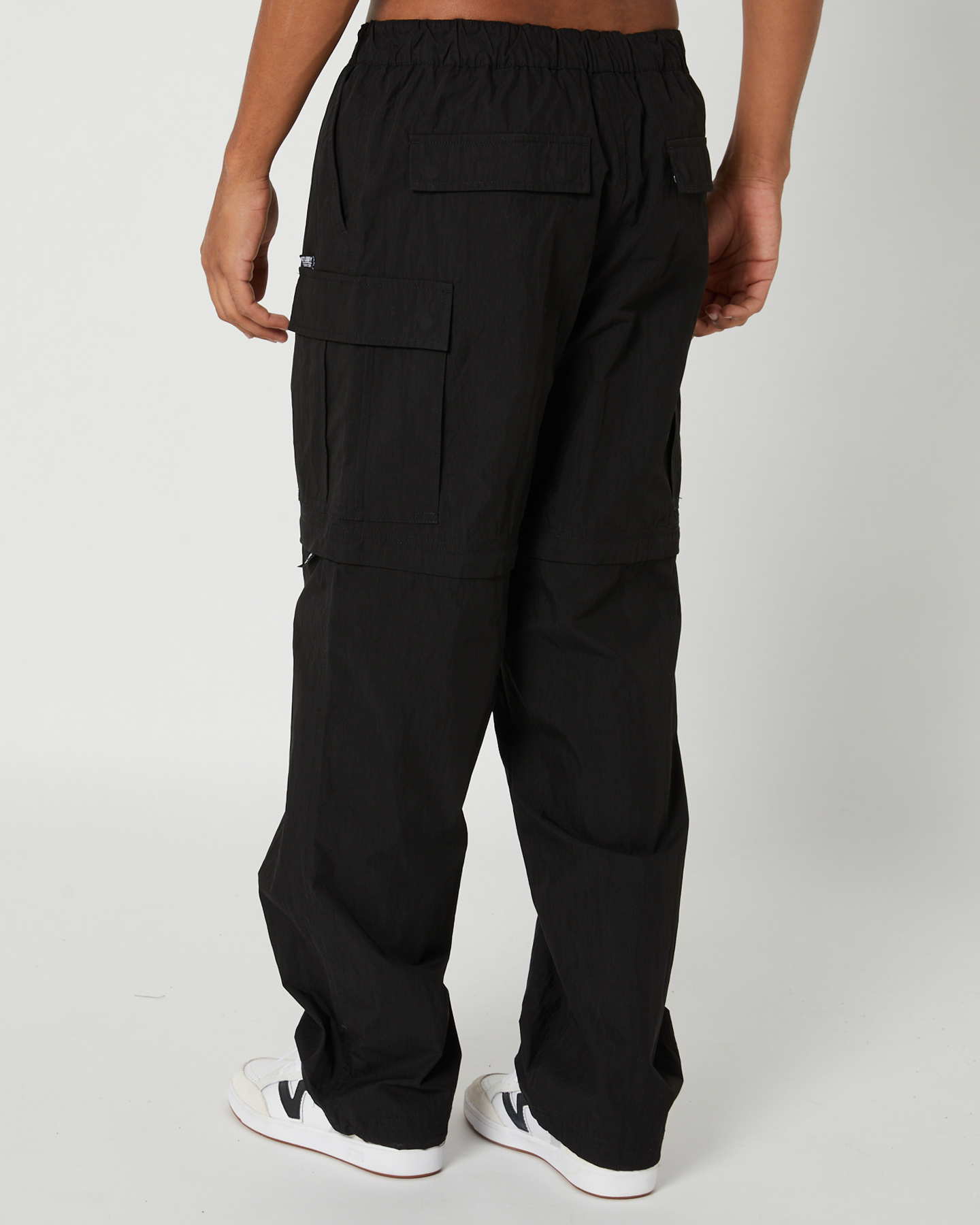 Stussy Nyco Cargo Convertible Pant - Black | SurfStitch