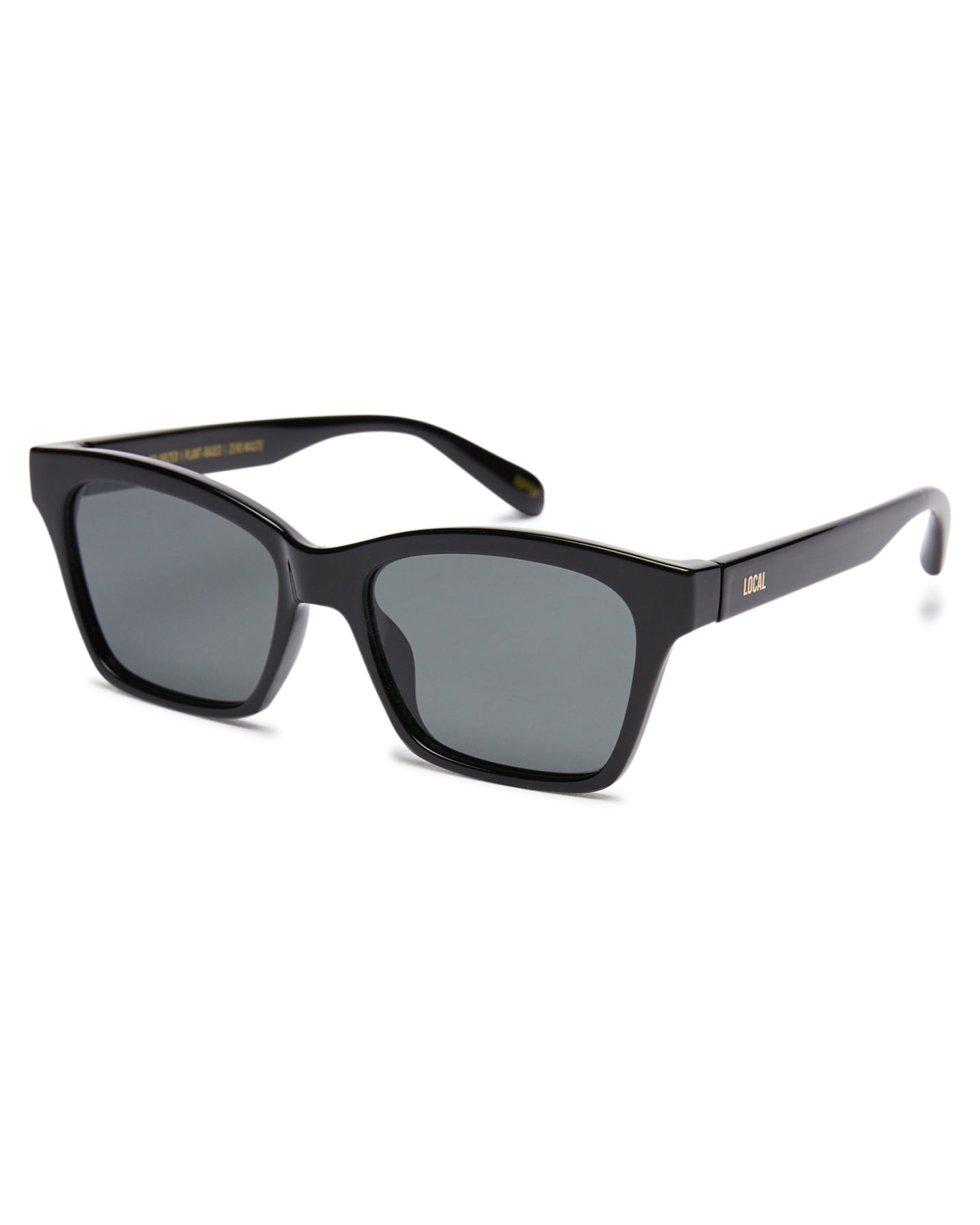 Local Supply Sto Sunglasses - Gloss Black | SurfStitch