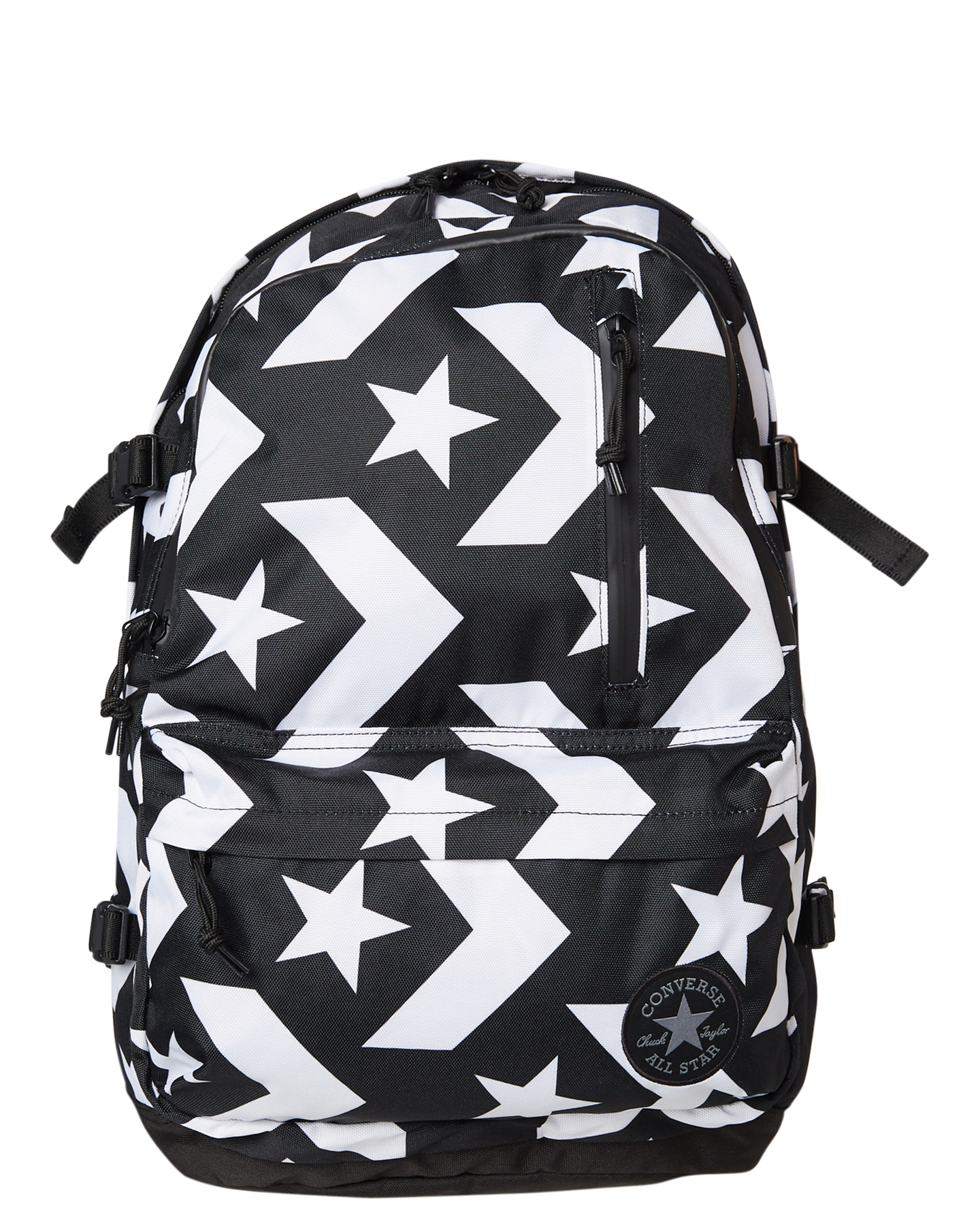 black and white converse backpack