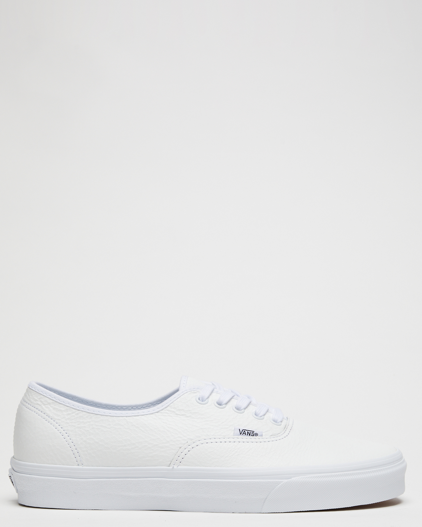 Vans Authentic Premium Leather Shoe - True White | SurfStitch