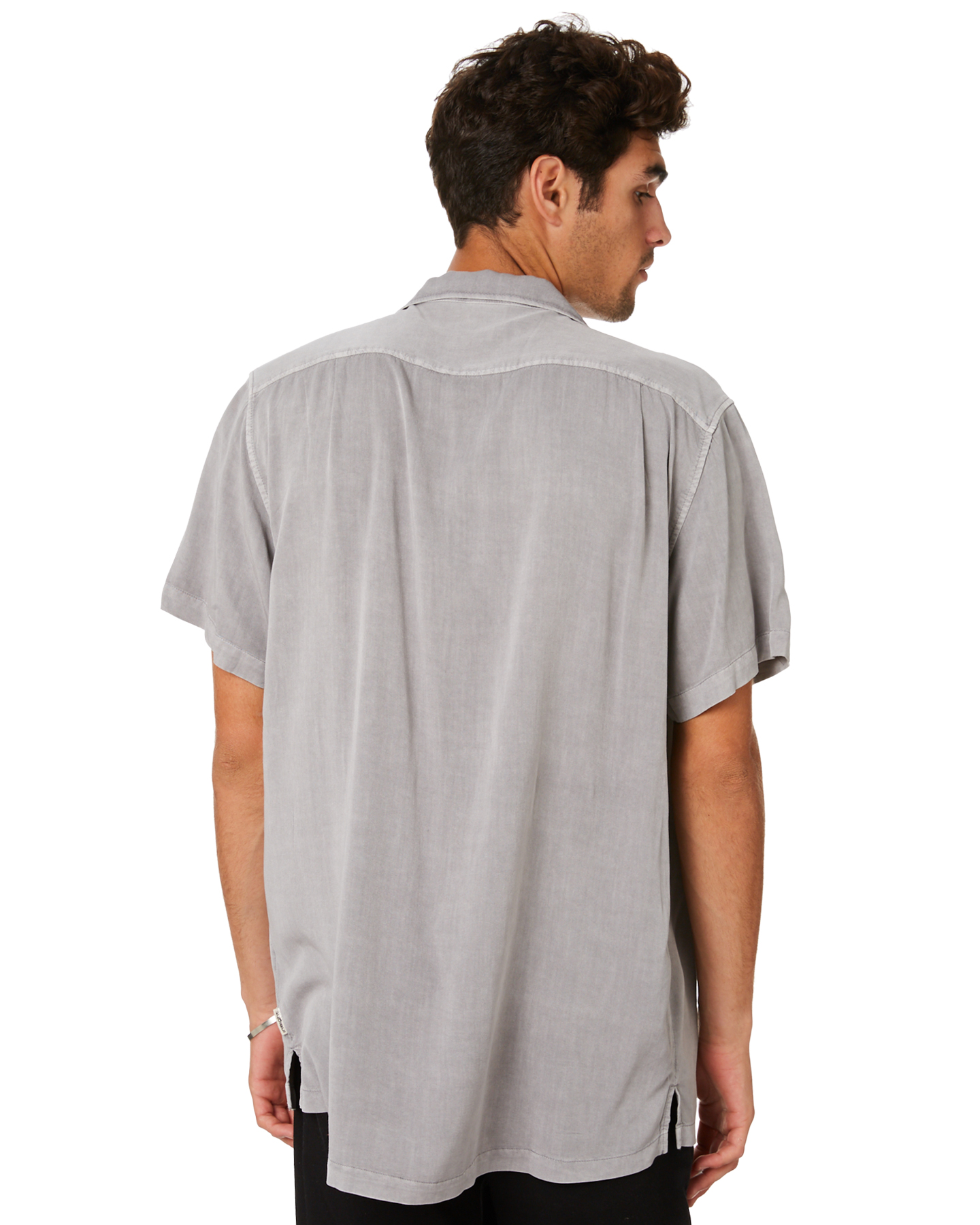Insight Reckonner Resort Mens Ss Shirt - Light Ash | SurfStitch
