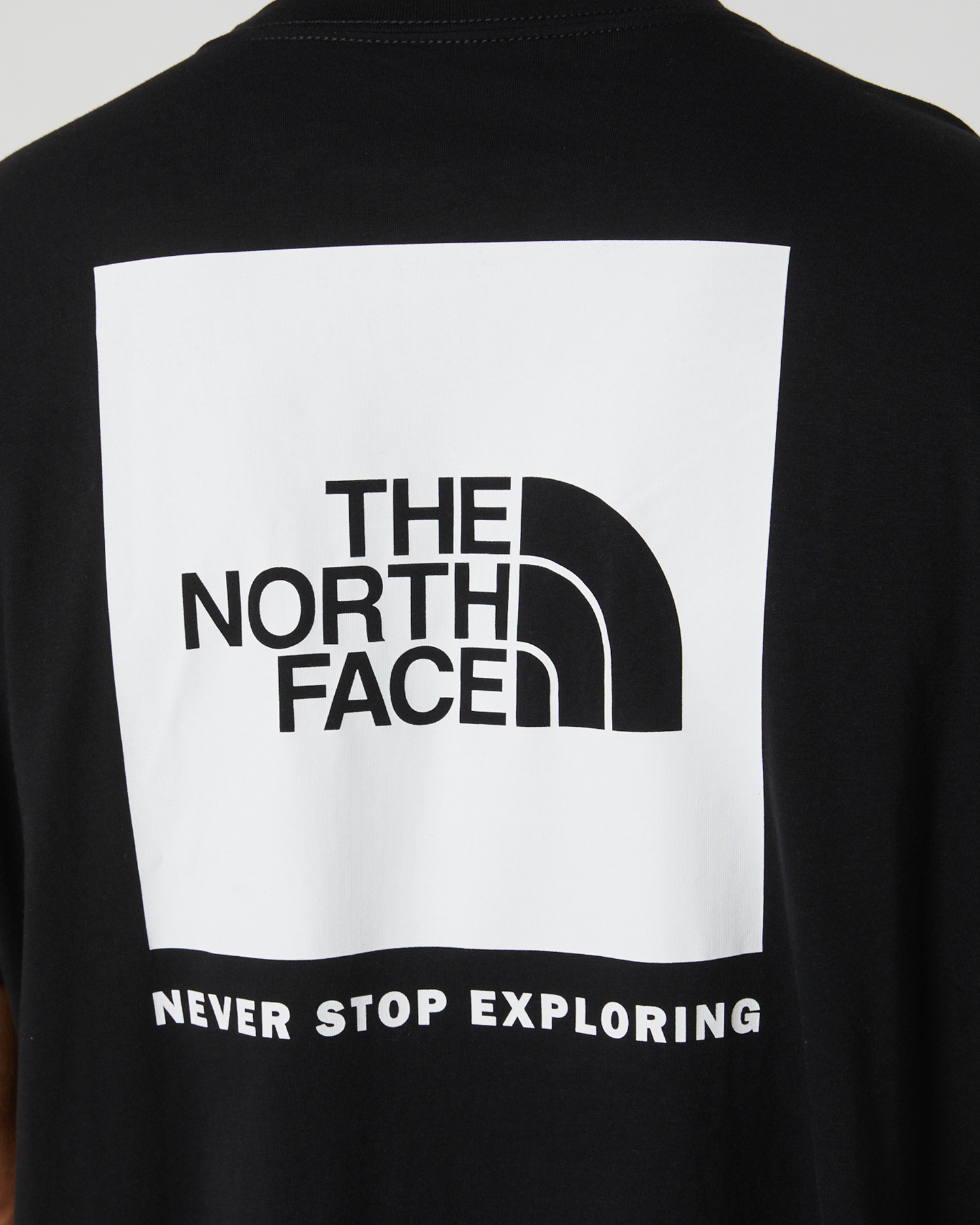 The North Face Mens Short-Sleeve Box Nse Tee - Tnf Black | SurfStitch
