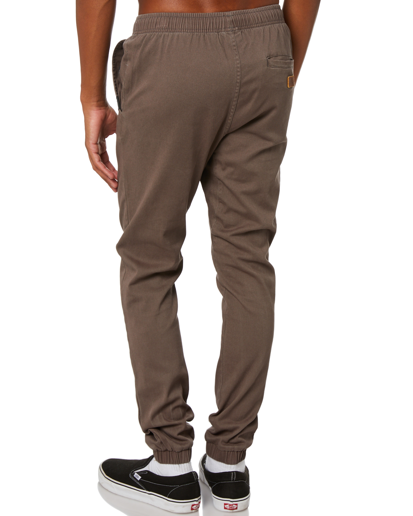 Rusty Hook Out Mens Elastic Pant - Gunmetal | SurfStitch