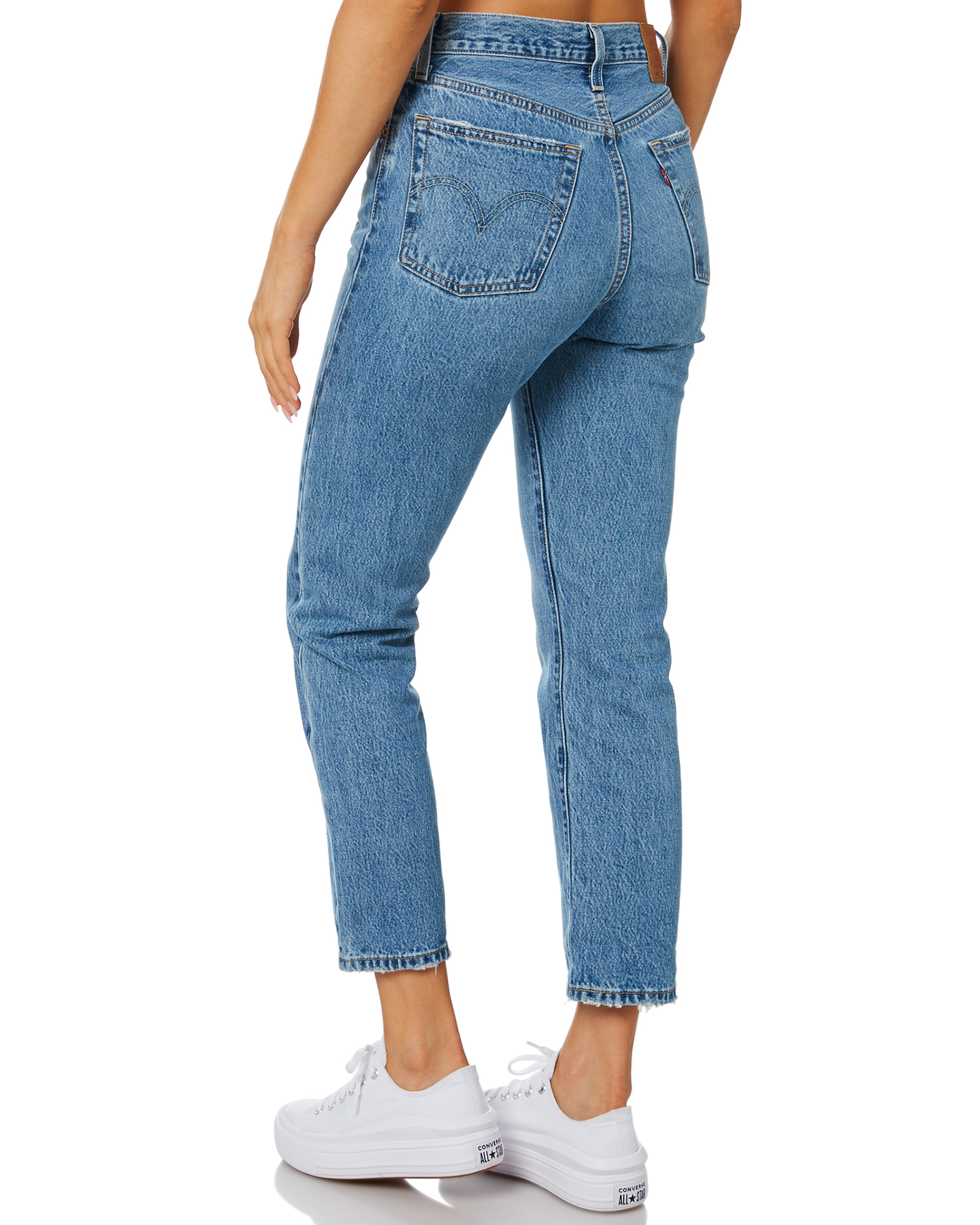 levi's 501 crop jean in light wash