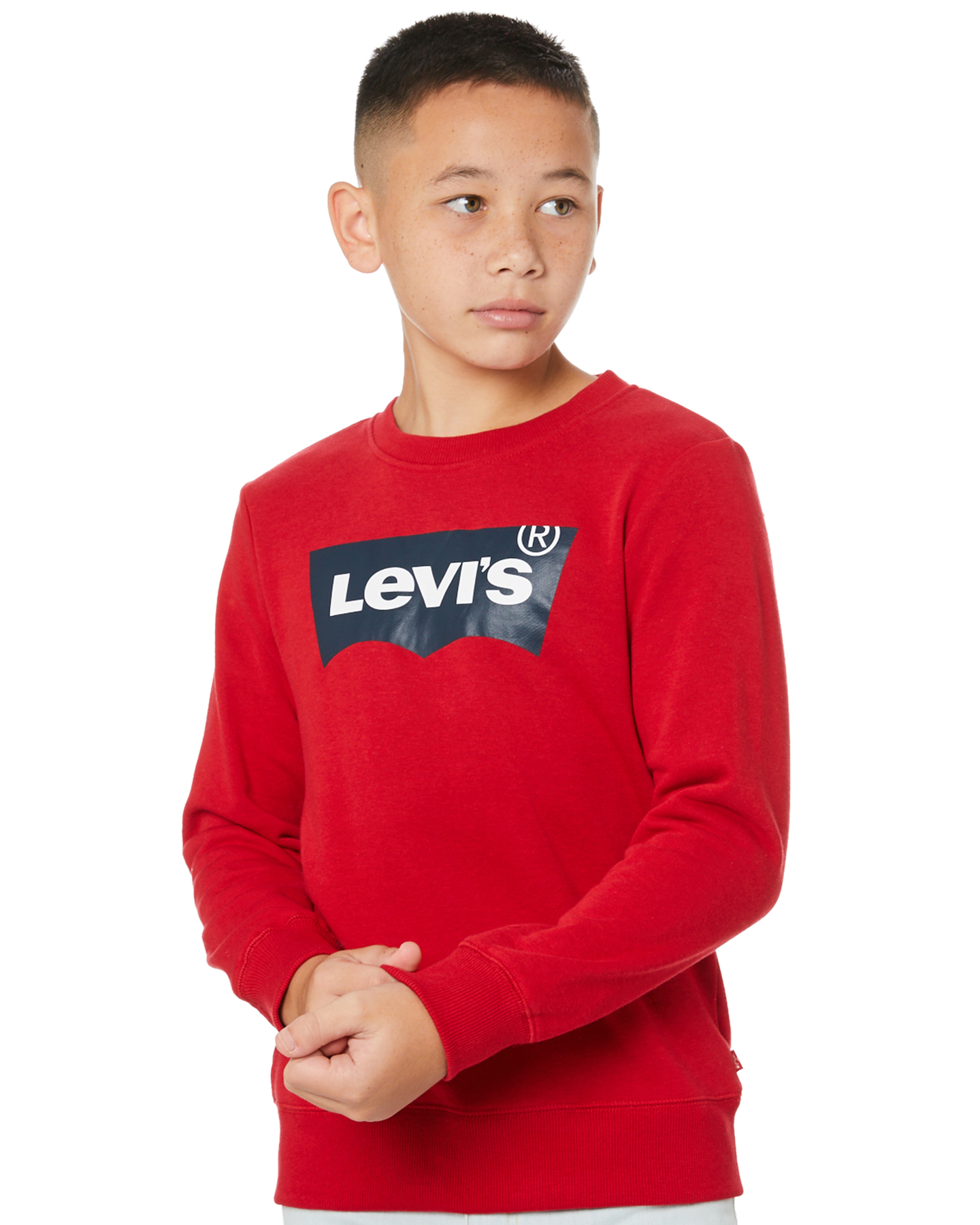 Levi's Boys French Terry Batwing Pullover - Teen - Levis Red | SurfStitch