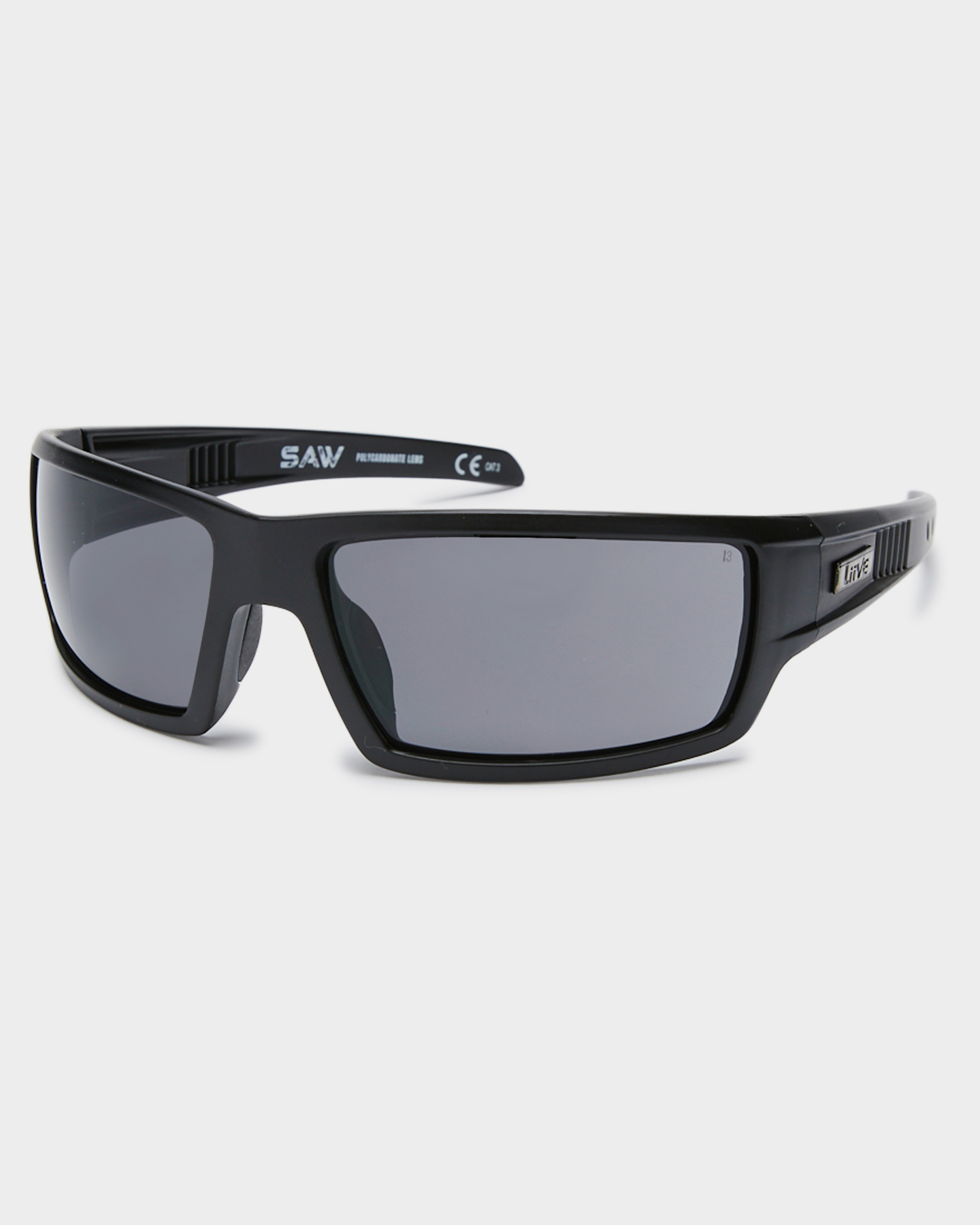 Liive Vision Saw Safety Sunglasses - Matt Black