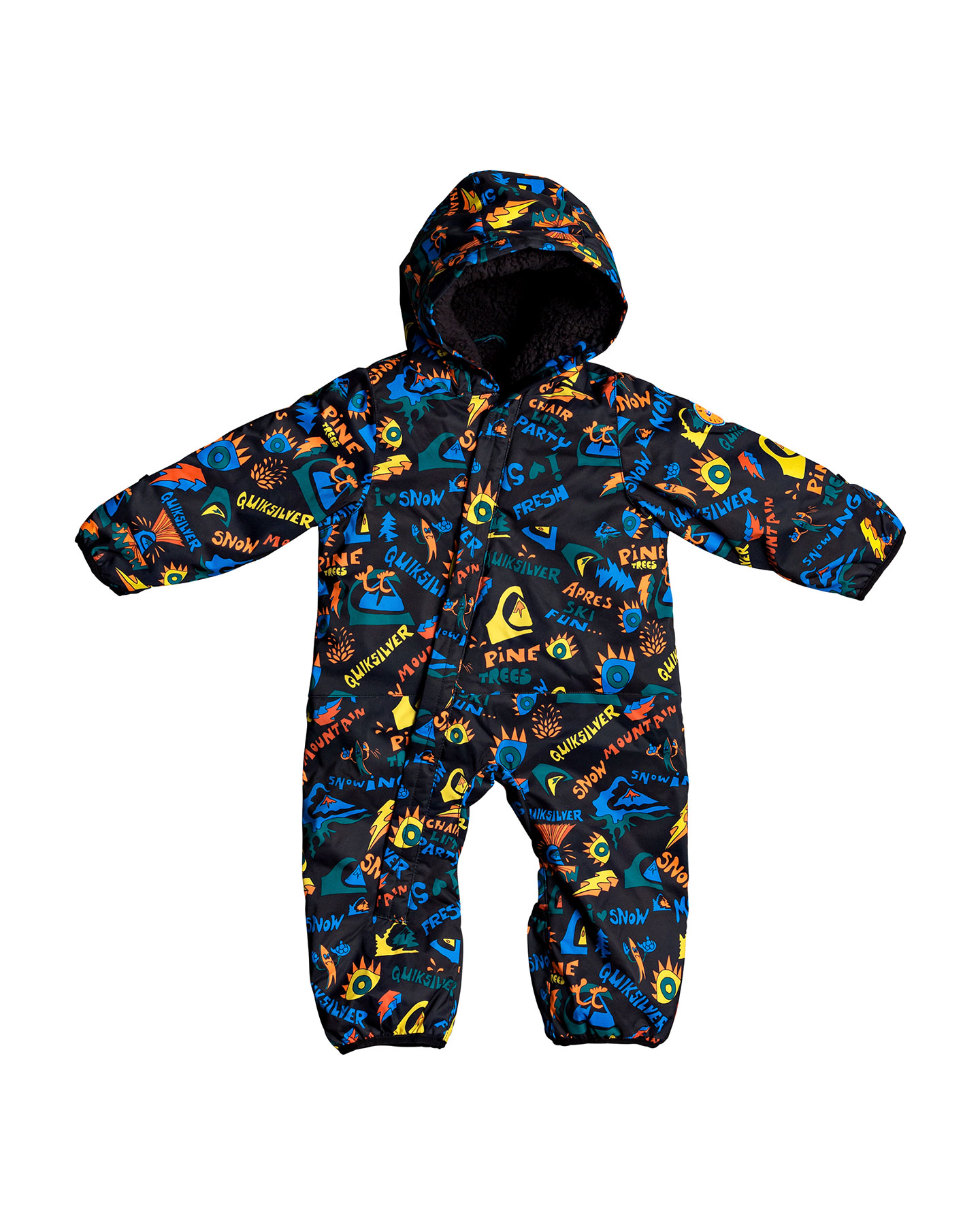 Quiksilver Boys 3 24 Months Baby Snow Suit True Black Ski Fun SurfStitch