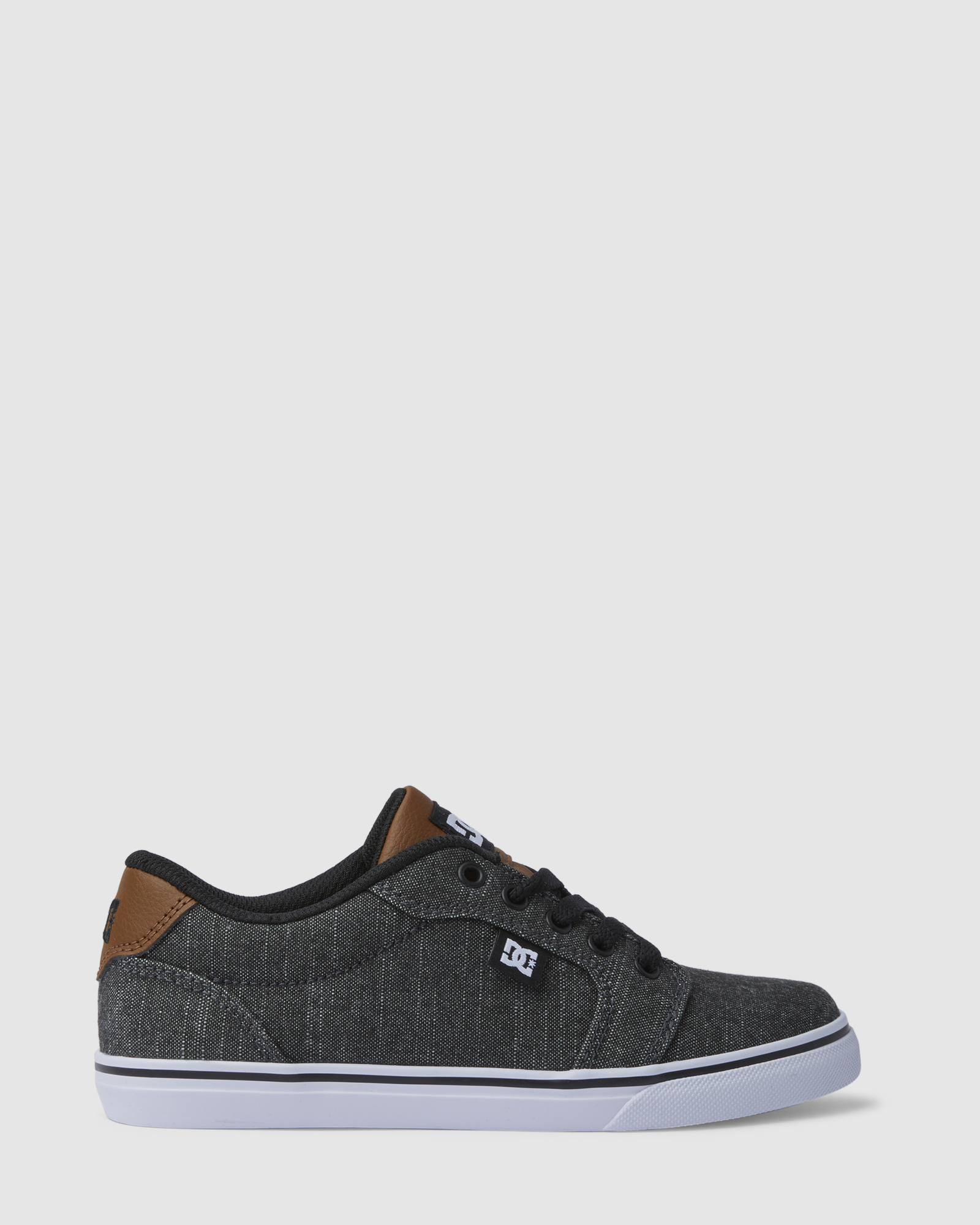 Dc Shoes Kid s Anvil Se Shoes Dk Grey Battleship SurfStitch