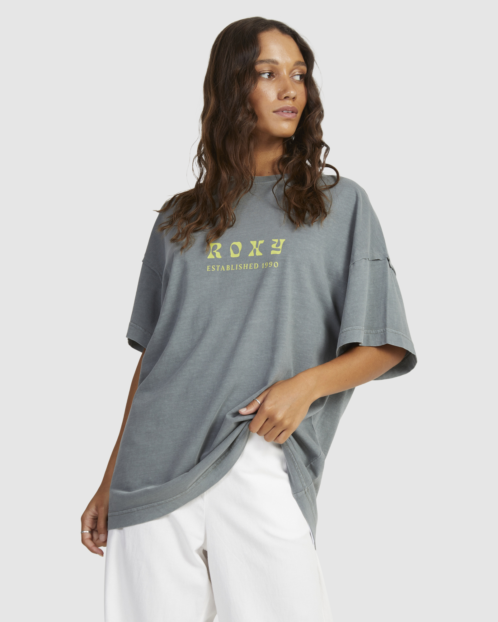 Roxy Womens Sweet Janis Boyfriend Tee - Agave Green | SurfStitch