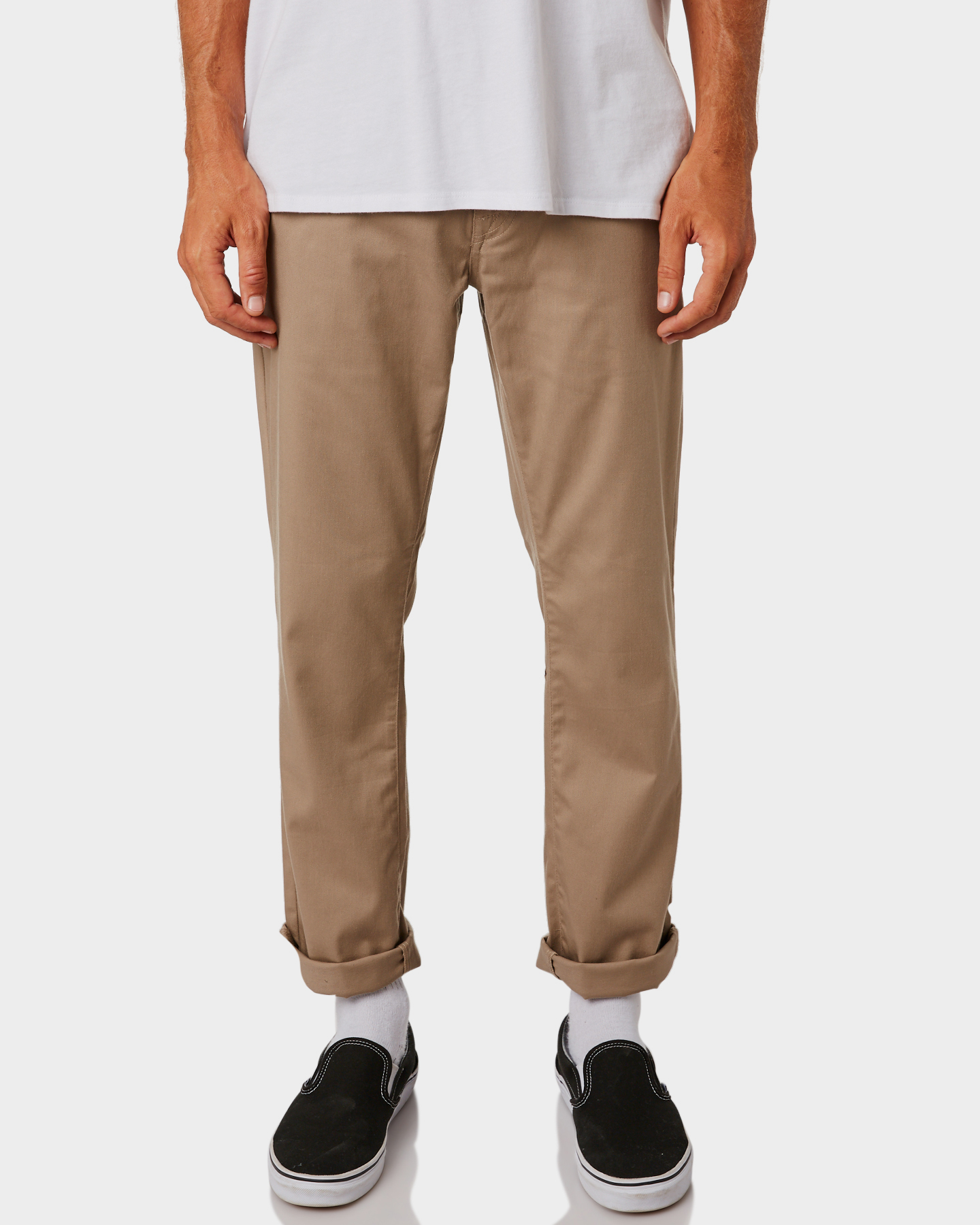 Volcom Frickin Modern Stretch Mens Pant - Khaki | SurfStitch