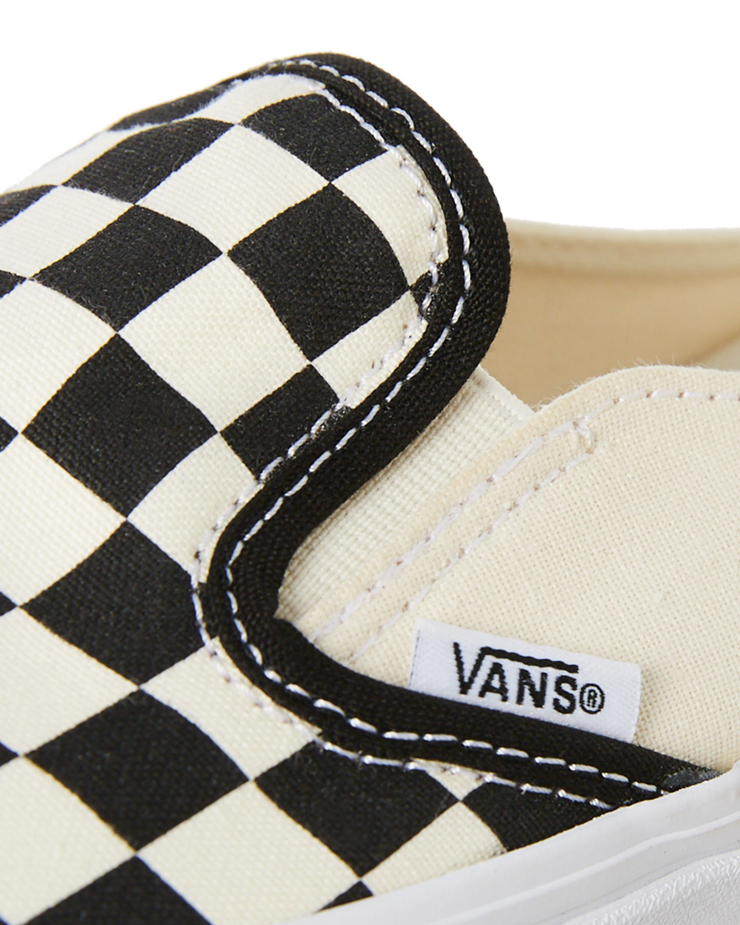 Vans Womens Classic Slip On Mule Checkerboard - Black True White ...
