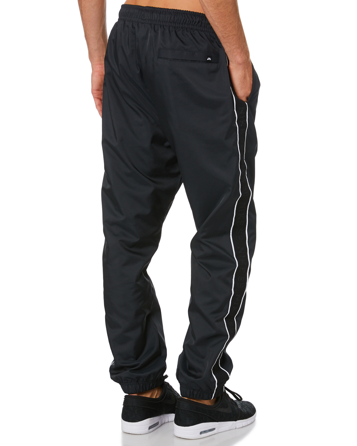 Nike Sb Mens Track Pant - Black White | SurfStitch