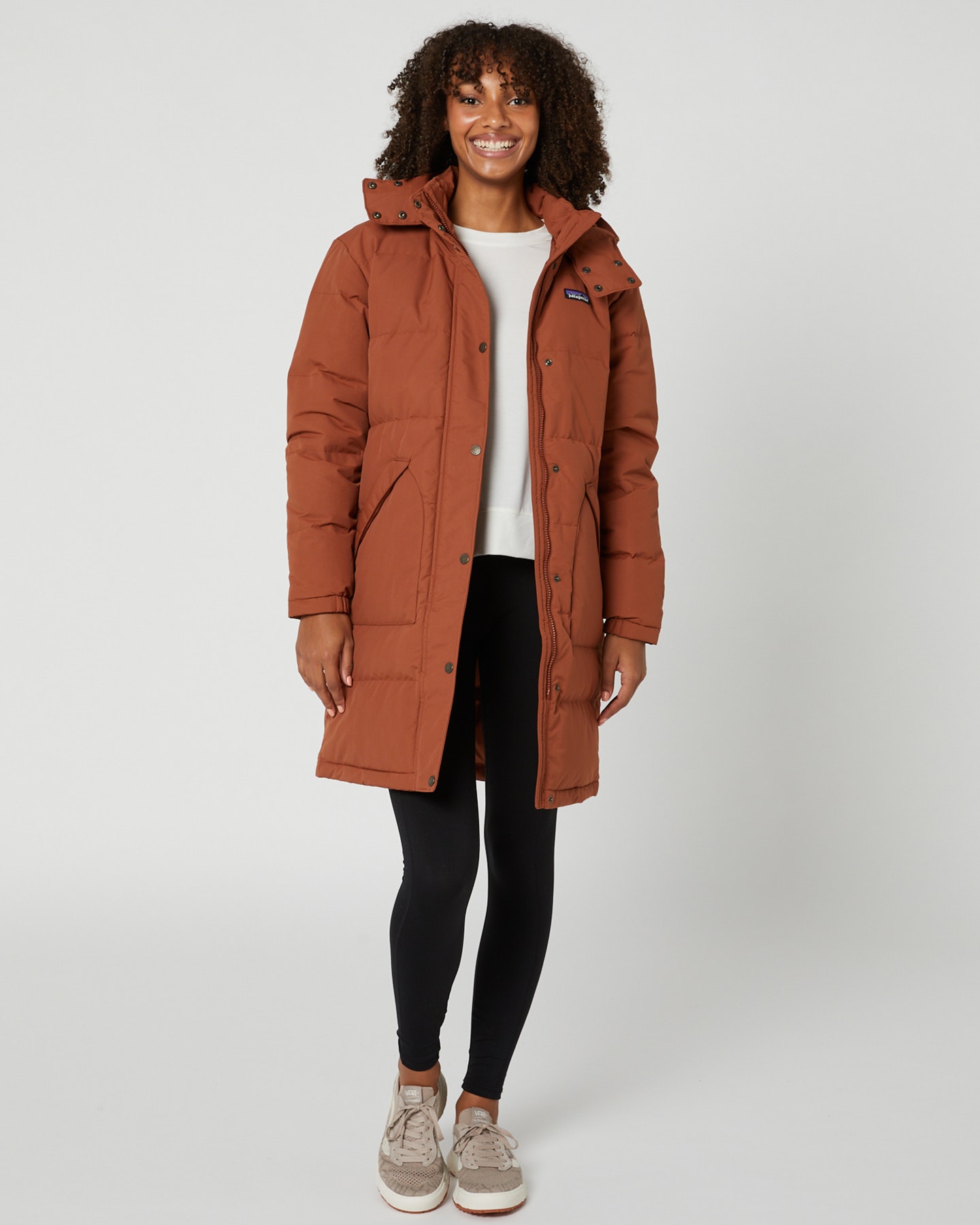 Patagonia Womens Downdrift Parka Sisu Brown SurfStitch