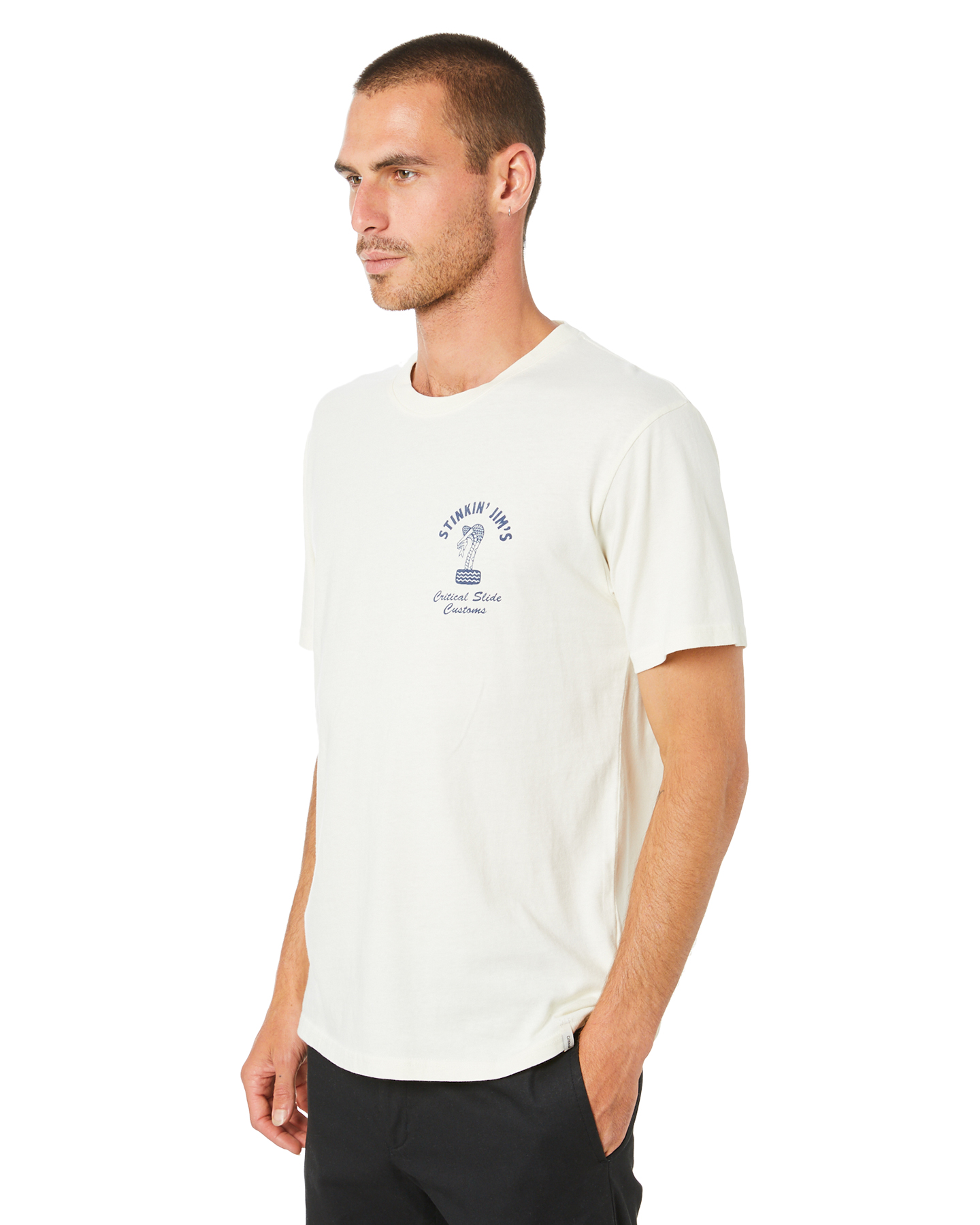 The Critical Slide Society Snakepit Mens Tee - Pearl | SurfStitch