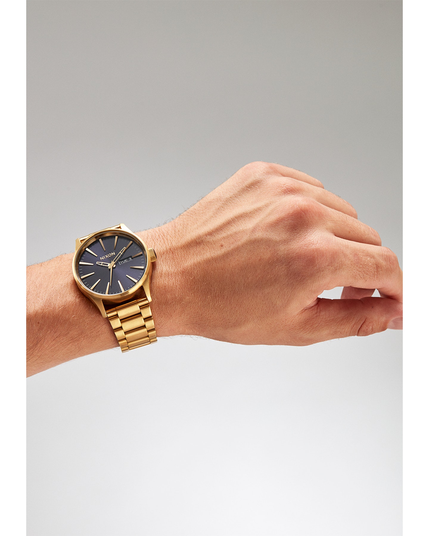Nixon Sentry Ss Watch Gold And Indigo SurfStitch ニクソン SENTRY SS GRAND PRIX NA3561227-00