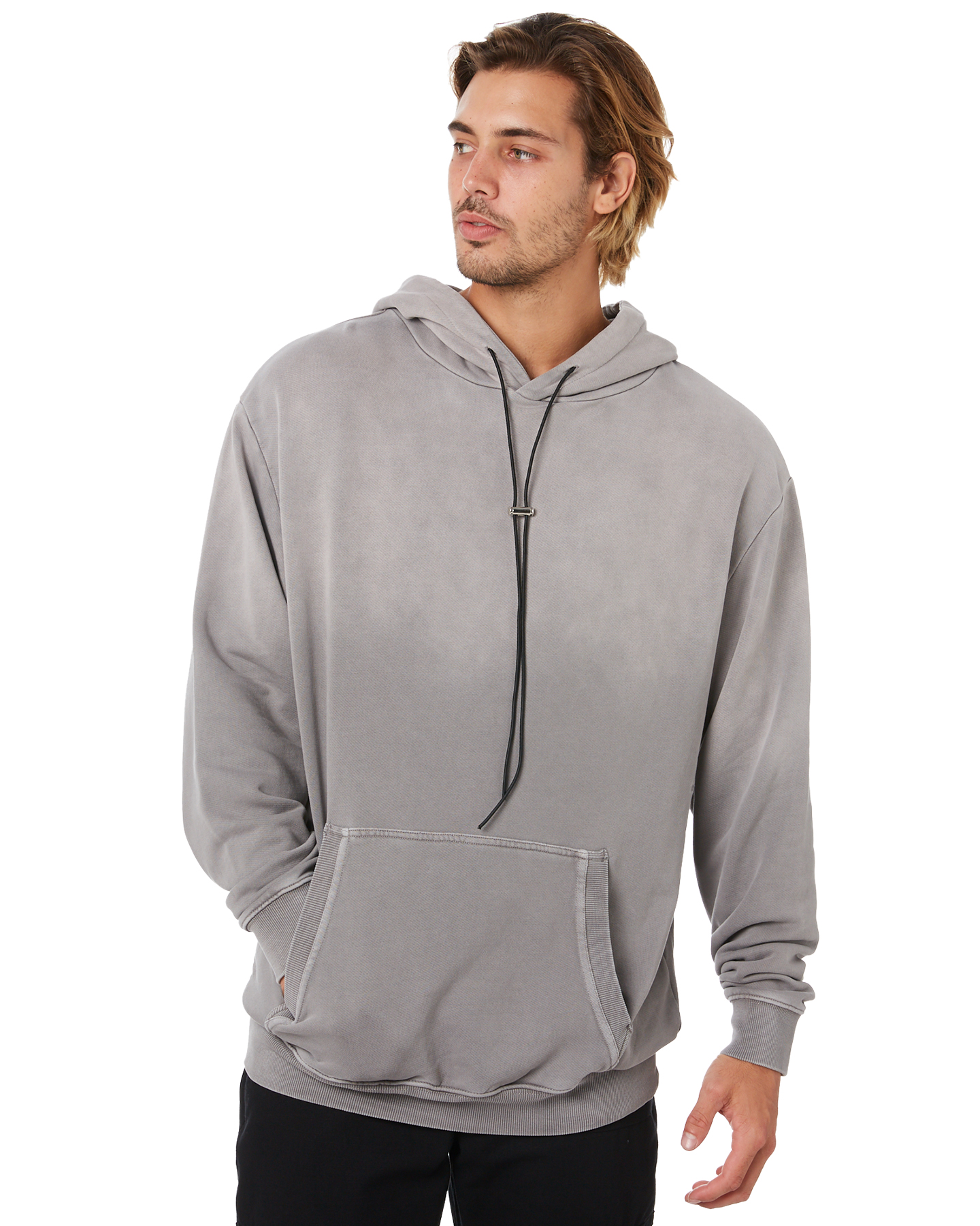 Zanerobe Field Mens Hood Sweat - Gd Ash | SurfStitch