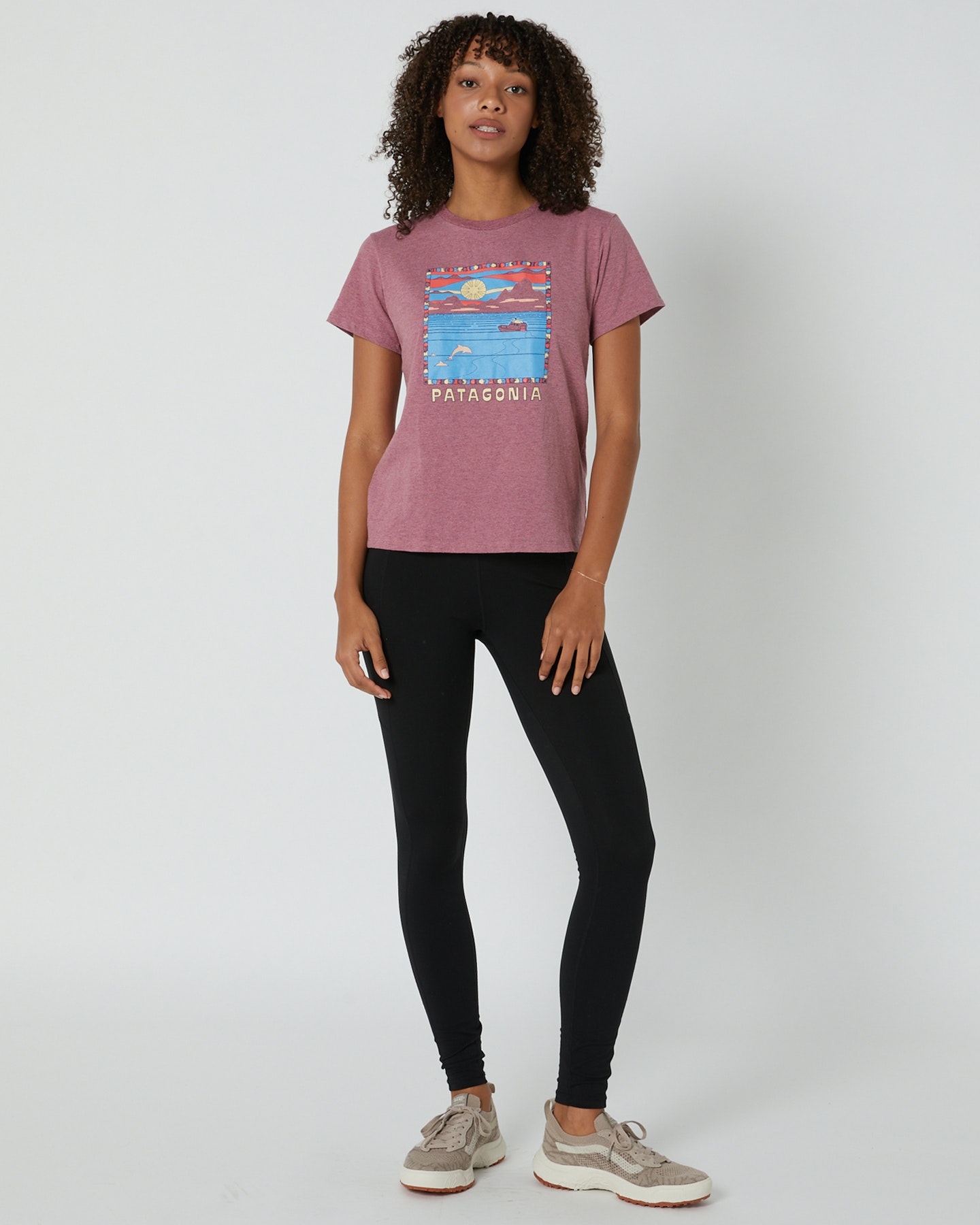Patagonia t shirt pink hotsell