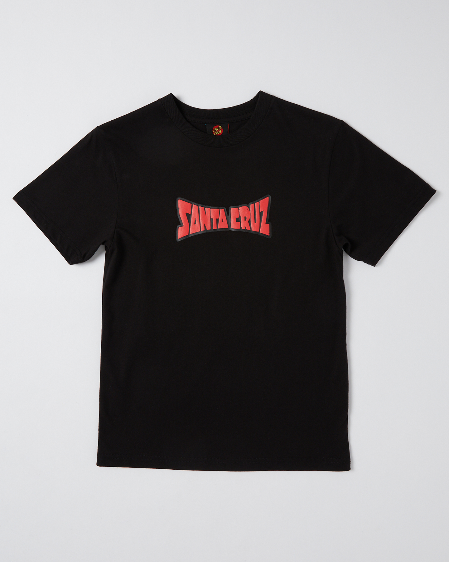 Santa Cruz Sc Arch Check Hand Tee Black SurfStitch