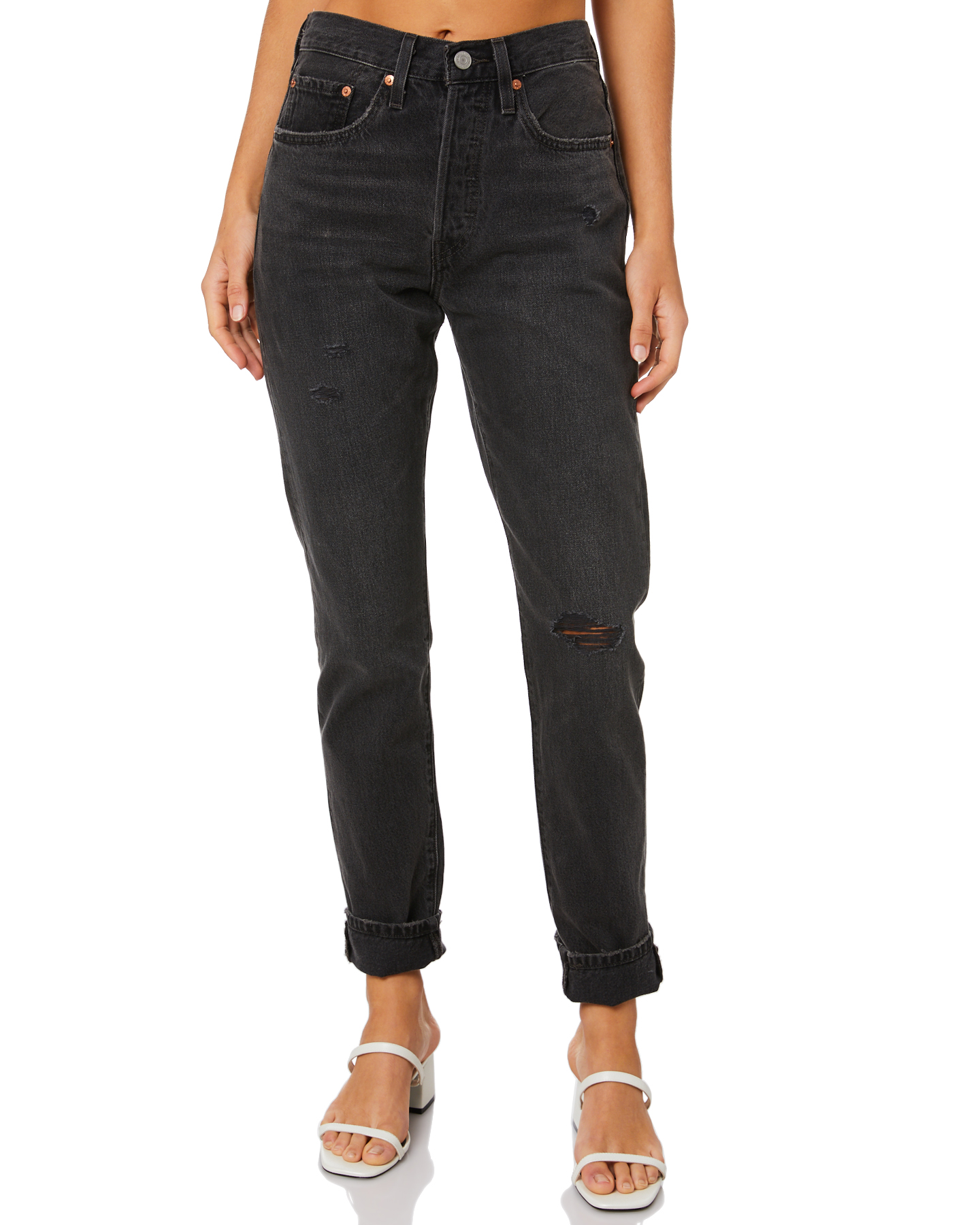 levi's 501 skinny womens black