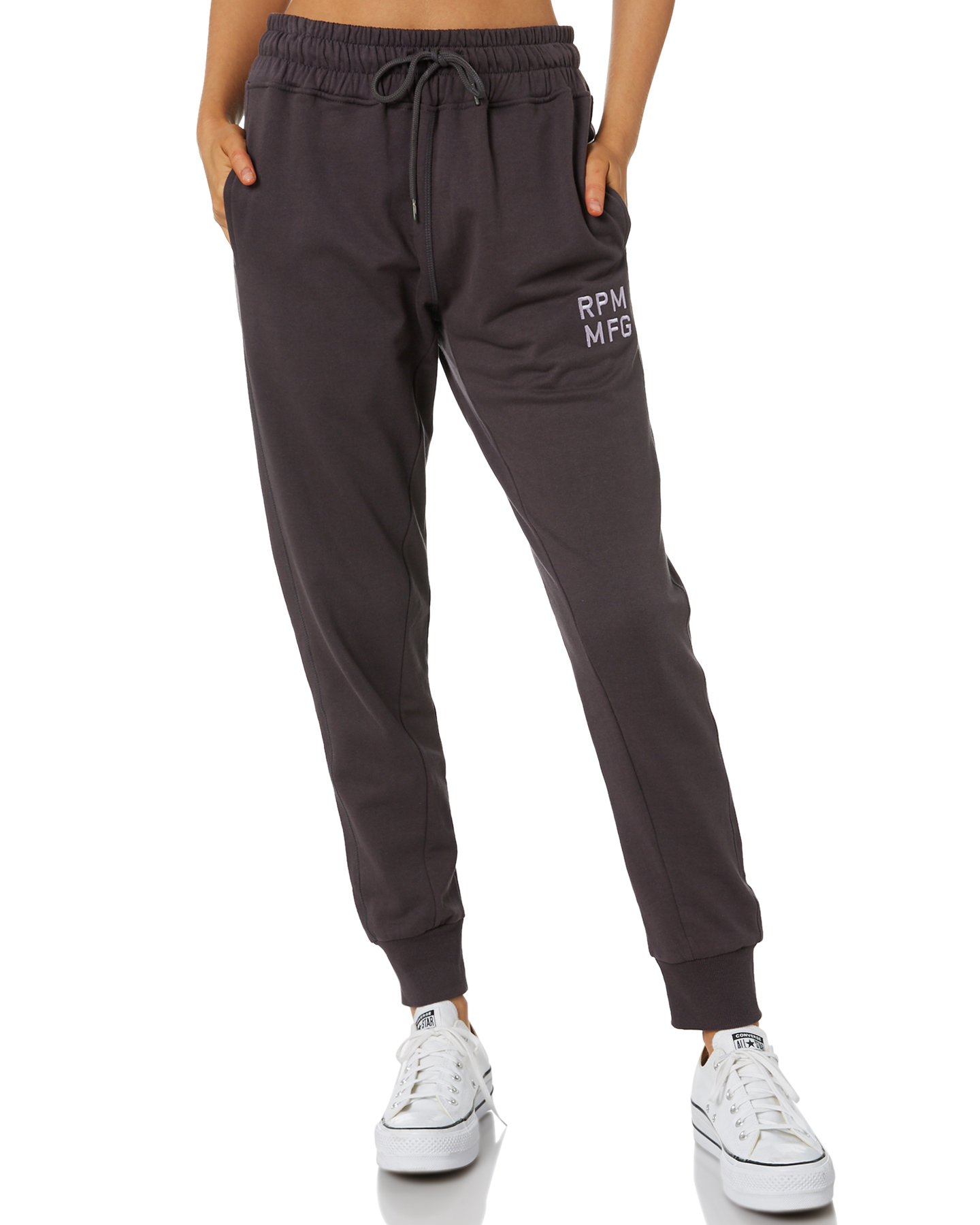 Rpm Slouch Trackie - Charcoal | SurfStitch