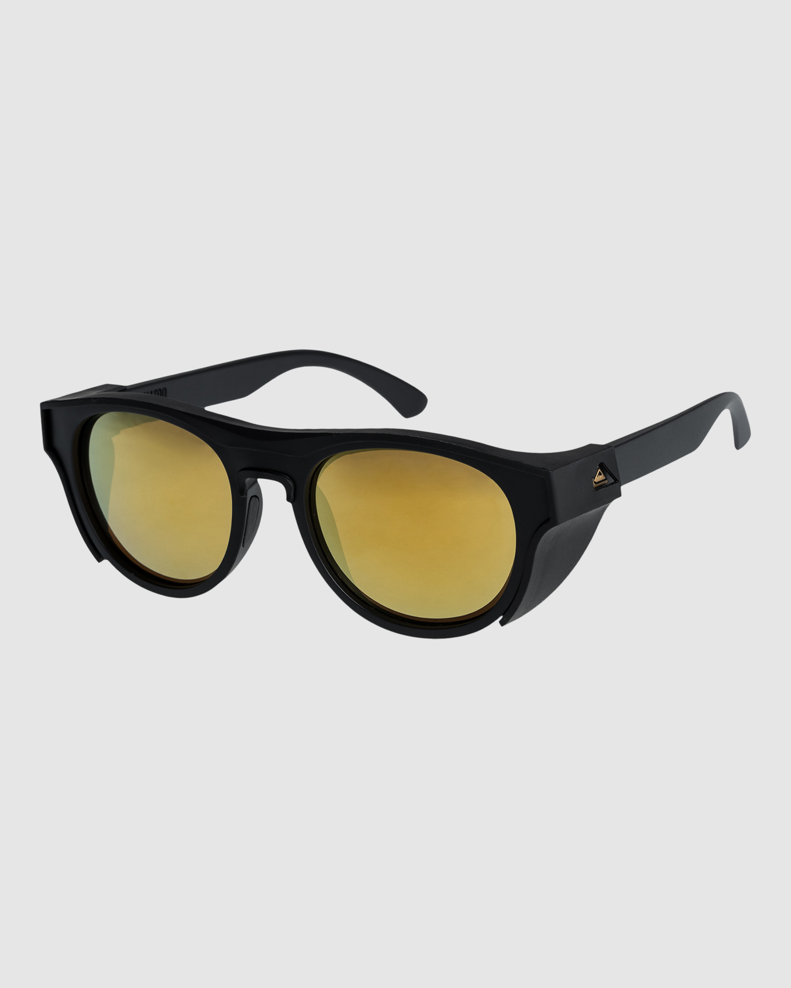 Quiksilver Eliminator+ - Sunglasses For Men - Black Flash Gold | SurfStitch