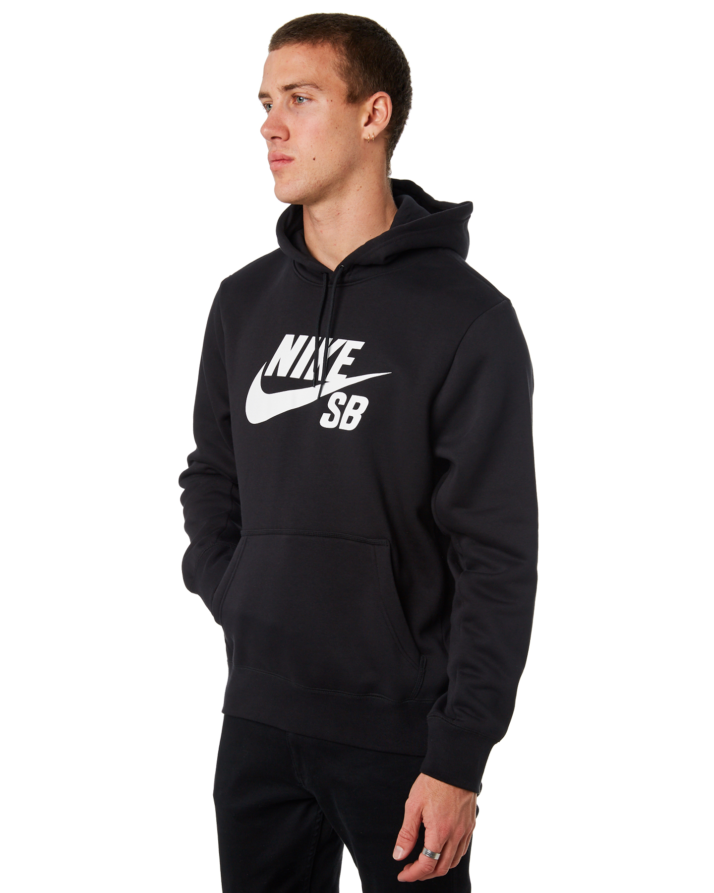 nike sb icon black mens sweat shorts
