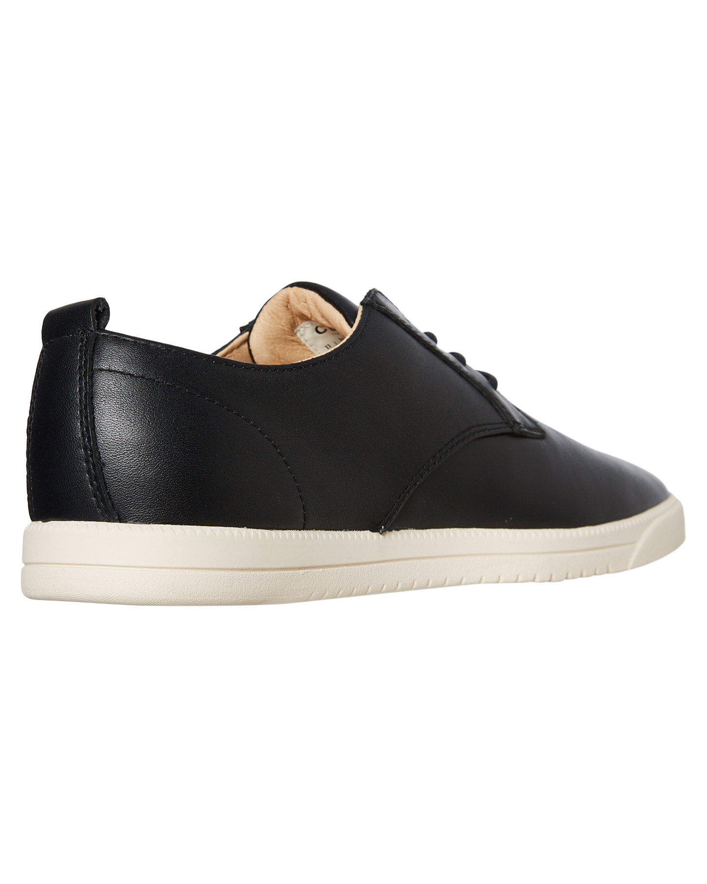 Clae Ellington Leather Mens Shoe - Black Milled Leather | SurfStitch