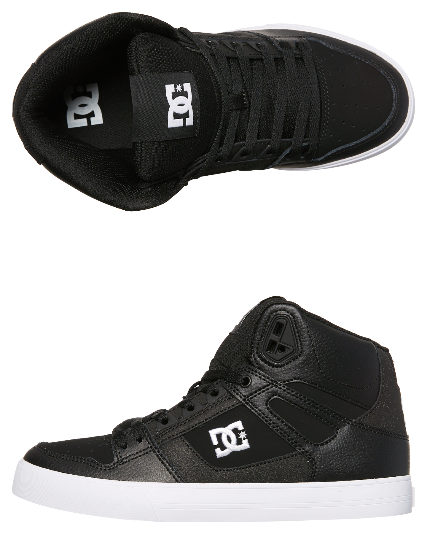 Dc Shoes Mens Pure High-Top Wc - Black 
