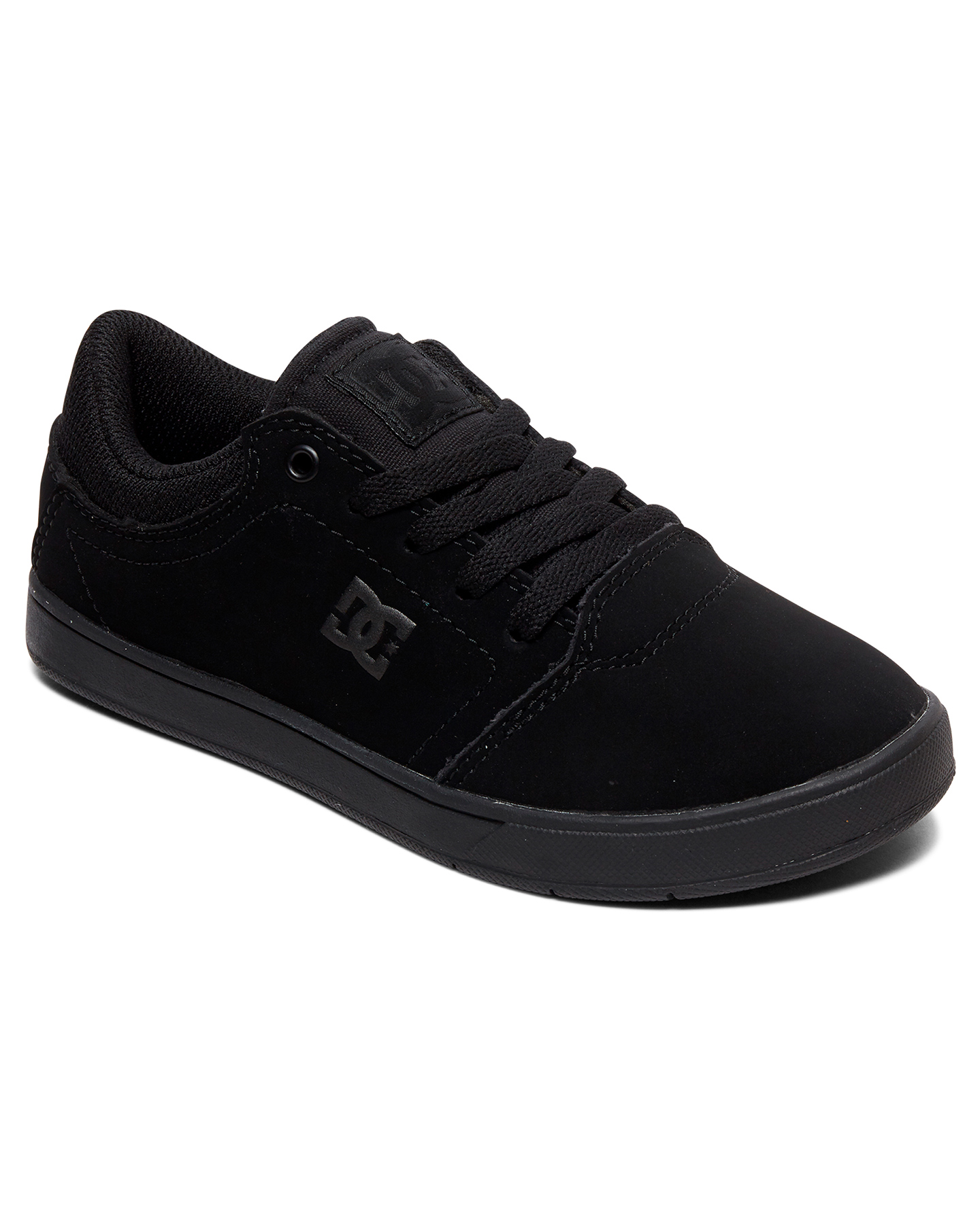 Dc Shoes Crisis Shoe - Youth - Black/Black | SurfStitch
